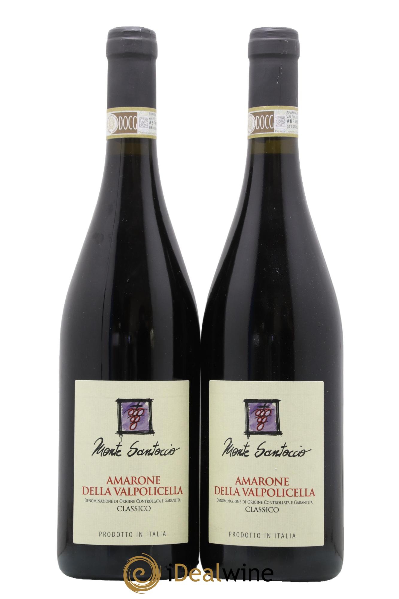 Amarone della Valpolicella DOC Classico Monte Santoccio 2013 - Lot of 2 bottles - 0