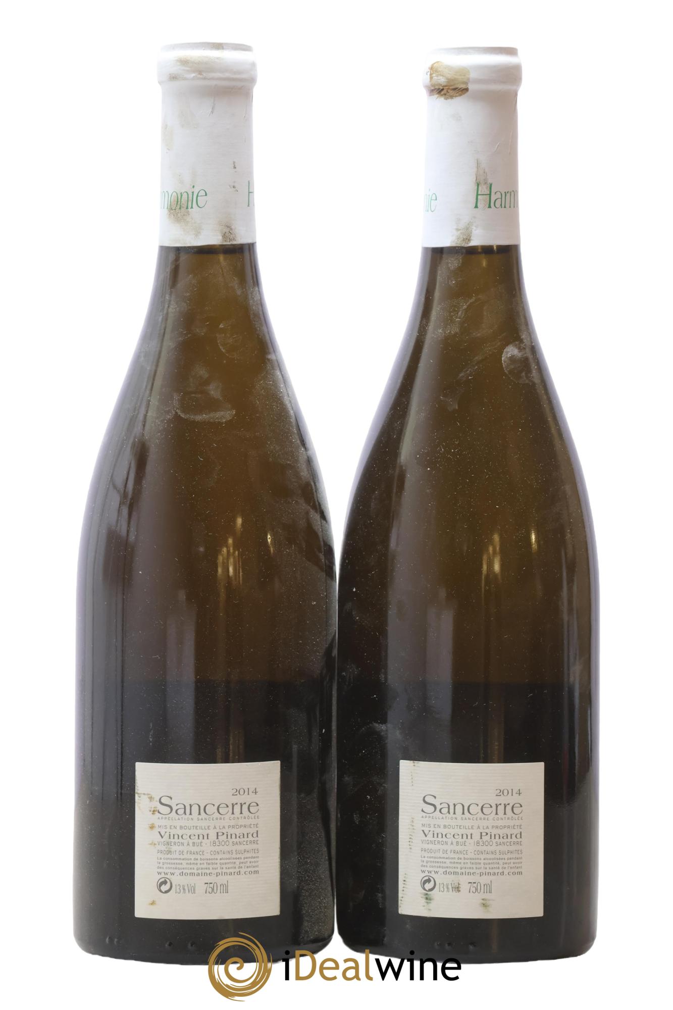 Sancerre Harmonie Vincent Pinard 2014 - Posten von 2 Flaschen - 1