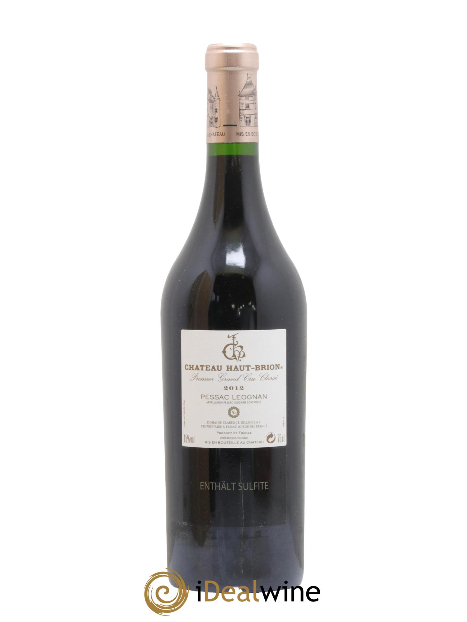 Château Haut Brion 1er Grand Cru Classé 2012 - Lotto di 1 bottiglia - 2