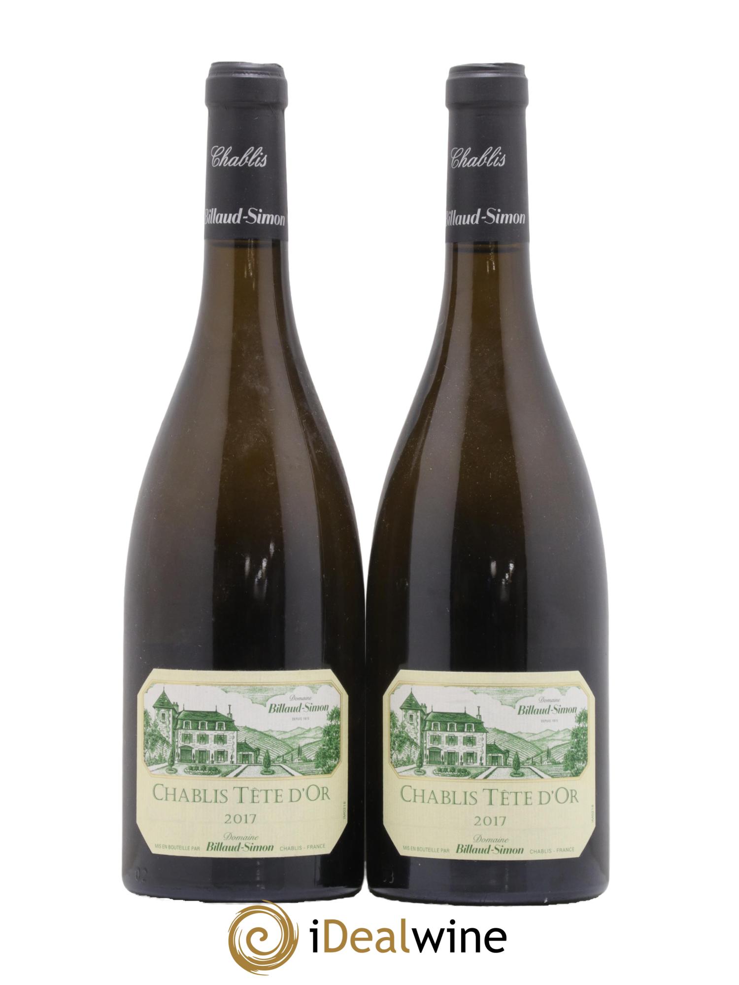 Chablis Tête d'Or Billaud-Simon (Domaine) 2017 - Lot de 2 bouteilles - 0