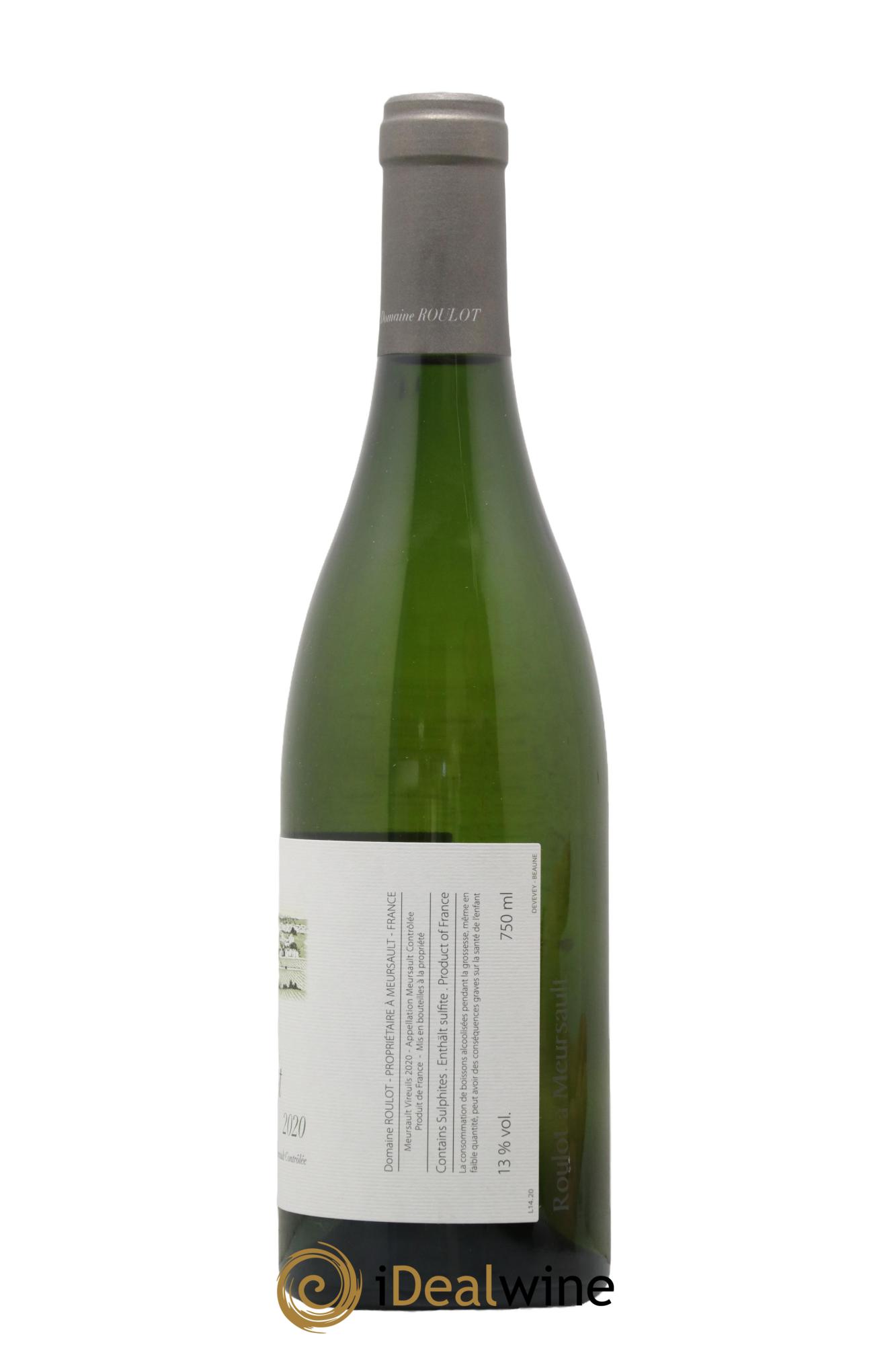 Meursault Les Vireuils Roulot (Domaine)  2020 - Lot de 1 bouteille - 1