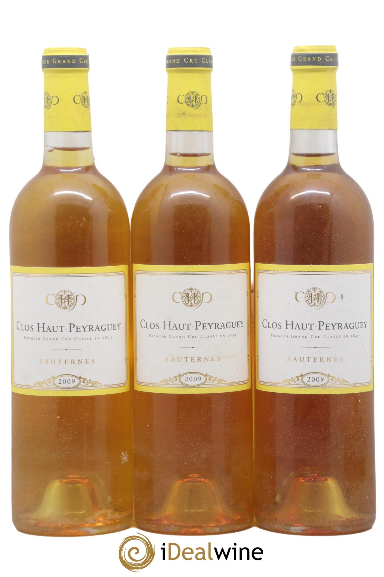 Clos Haut-Peyraguey 1er Grand Cru Classé 2009 - Lot de 3 bouteilles - 0