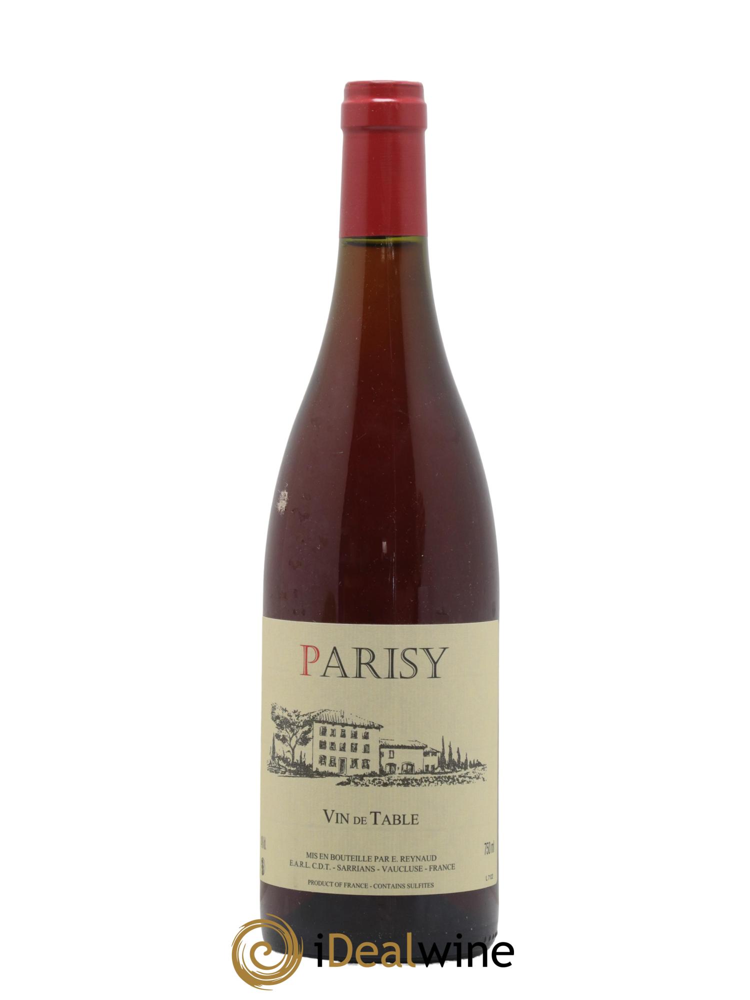 Vin de Table Parisy Emmanuel Reynaud - Posten von 1 Flasche - 0