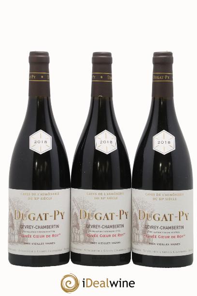 Gevrey-Chambertin Coeur de Roy Très Vieilles Vignes Dugat-Py 2018 - Lotto di 3 bottiglie - 0