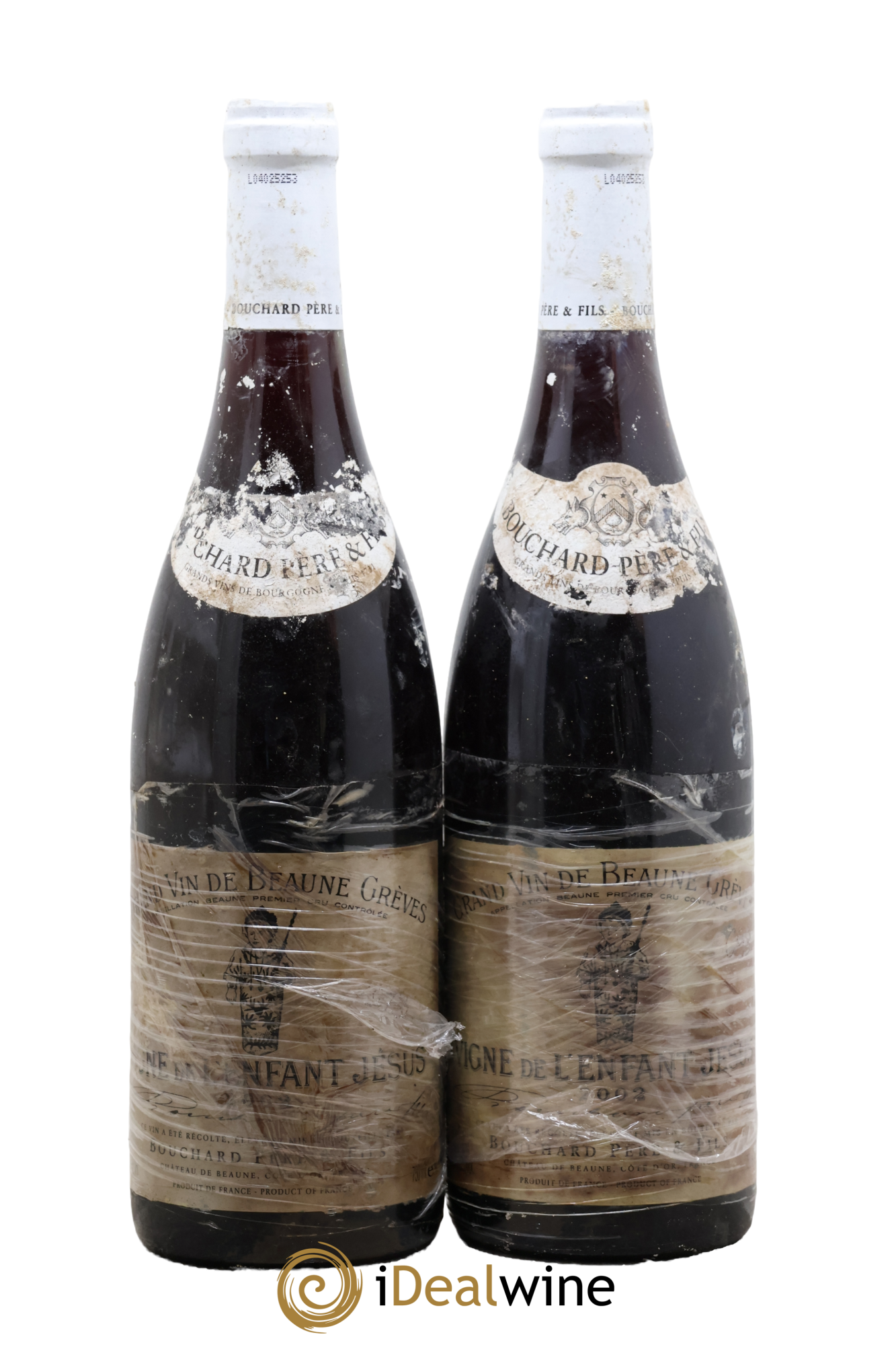 Beaune 1er Cru Grèves - Vigne de l'Enfant Jésus Bouchard Père & Fils 2002 - Lotto di 2 bottiglie - 0