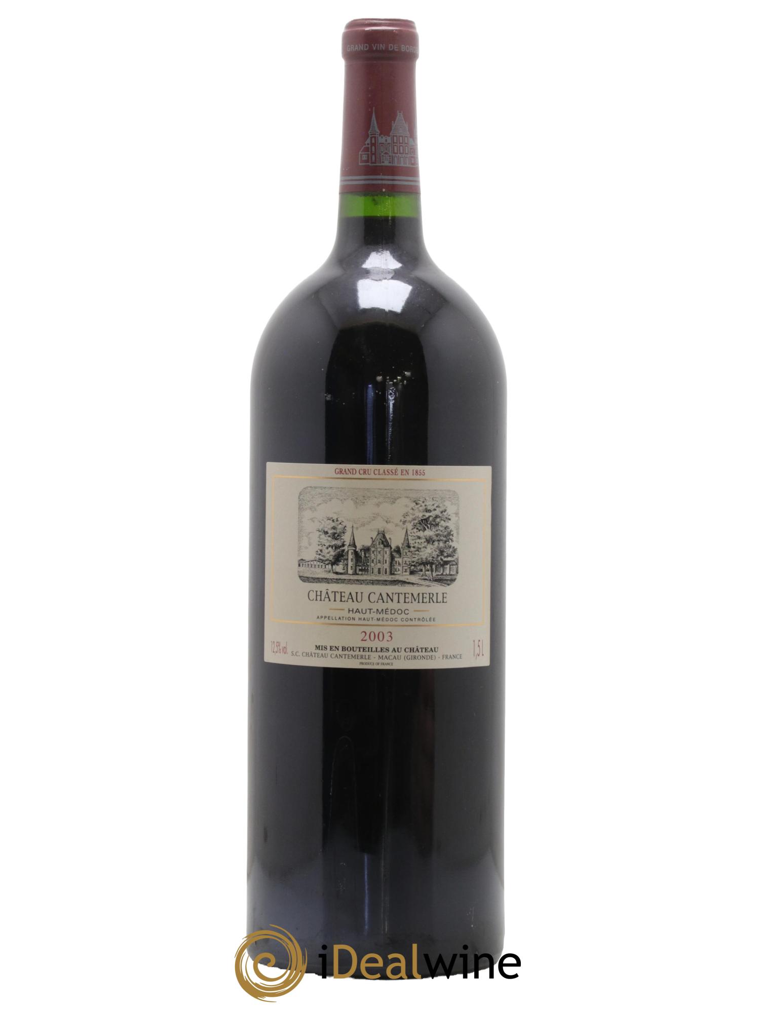 Château Cantemerle 5ème Grand Cru Classé 2003 - Lot of 1 magnum - 0