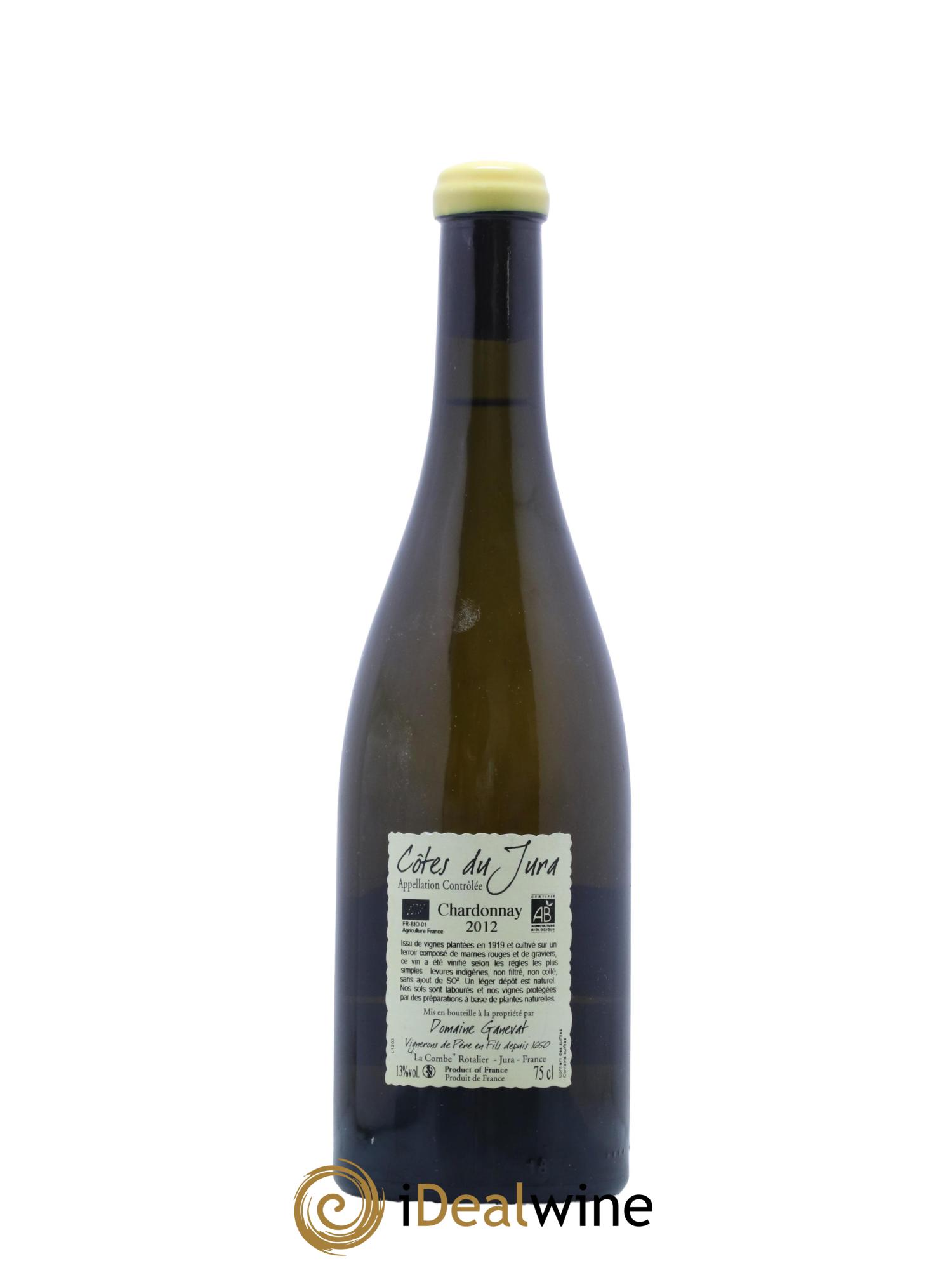 Côtes du Jura Les Grands Teppes Vieilles Vignes Jean-François Ganevat (Domaine) 2012 - Lot de 1 bouteille - 1