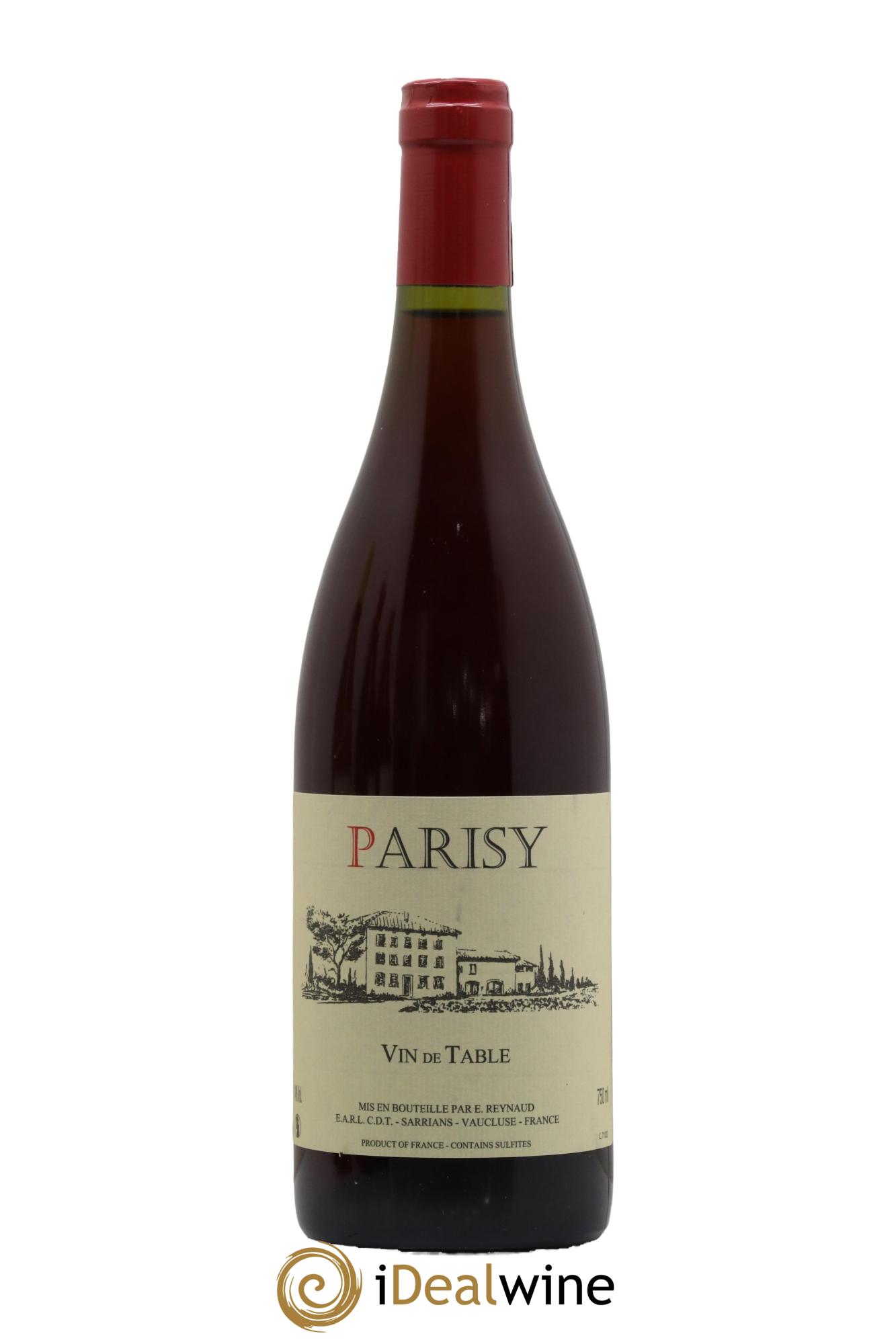 Vin de Table Parisy Emmanuel Reynaud - Lot de 1 bouteille - 0