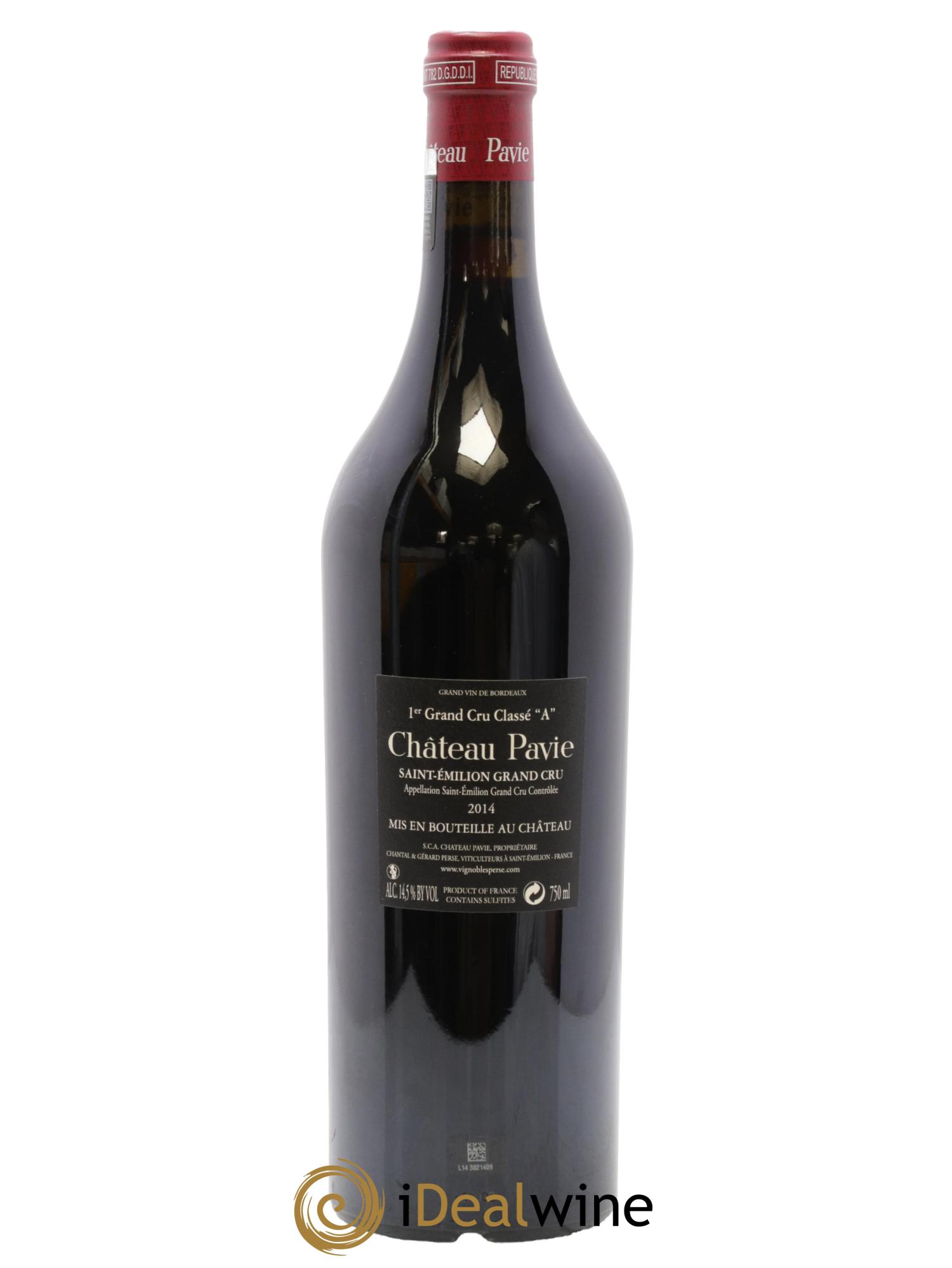 Château Pavie 1er Grand Cru Classé A 2014 - Posten von 1 Flasche - 2