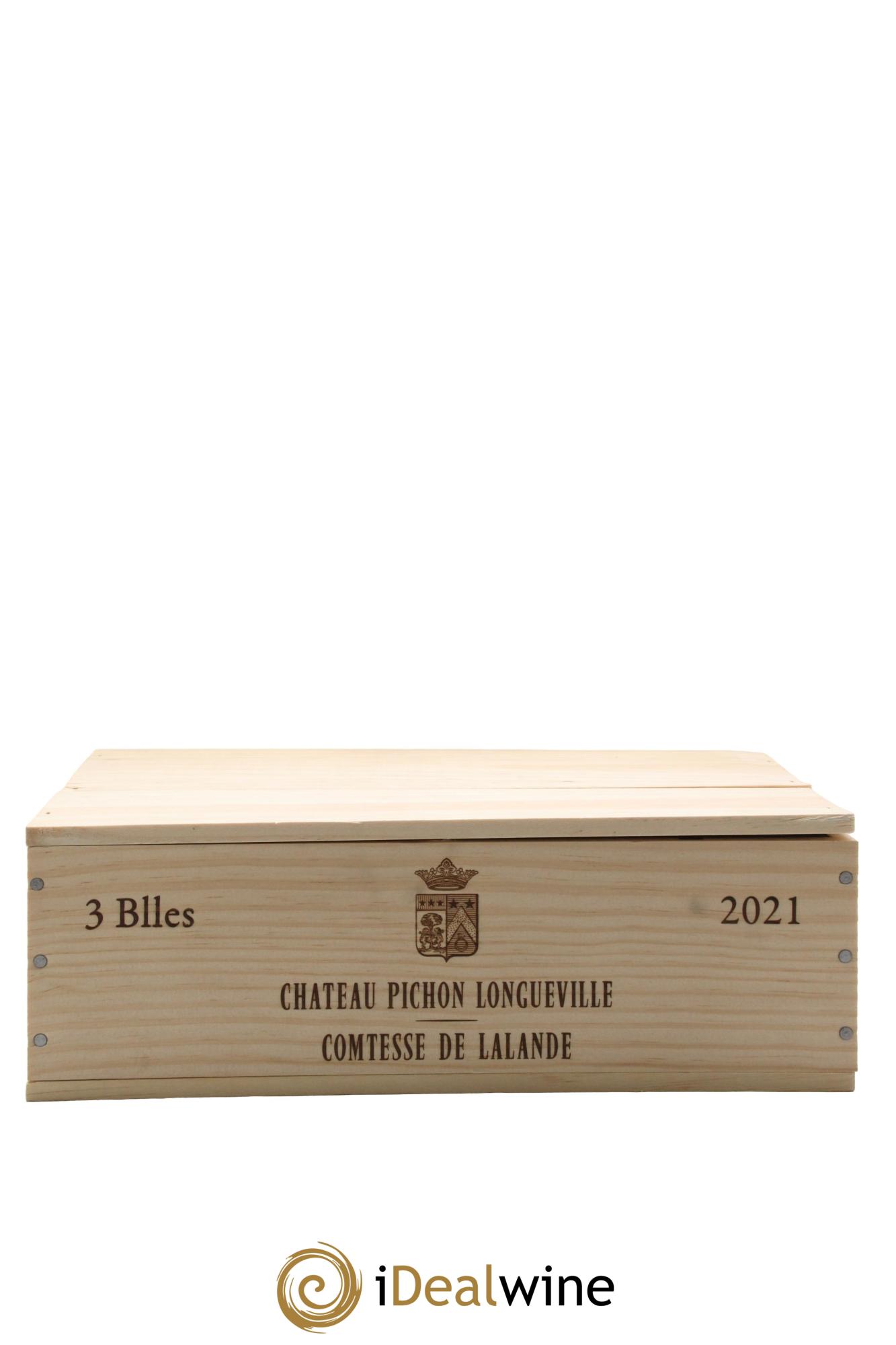 Château Pichon Longueville Comtesse de Lalande 2ème Grand Cru Classé 2021 - Lot of 3 bottles - 1