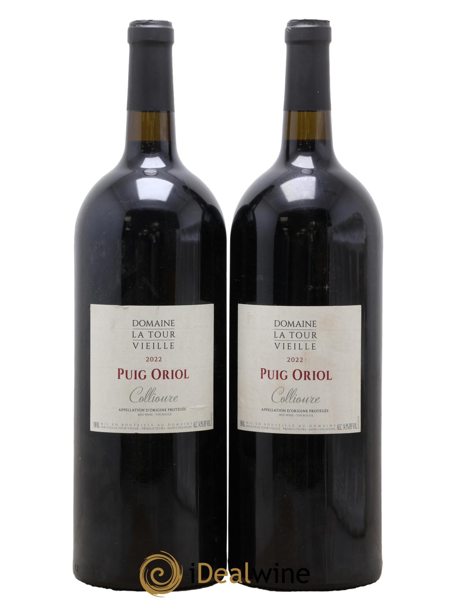 Collioure Puig Oriol Domaine La Tour Vieille 2022 - Lot de 2 magnums - 0
