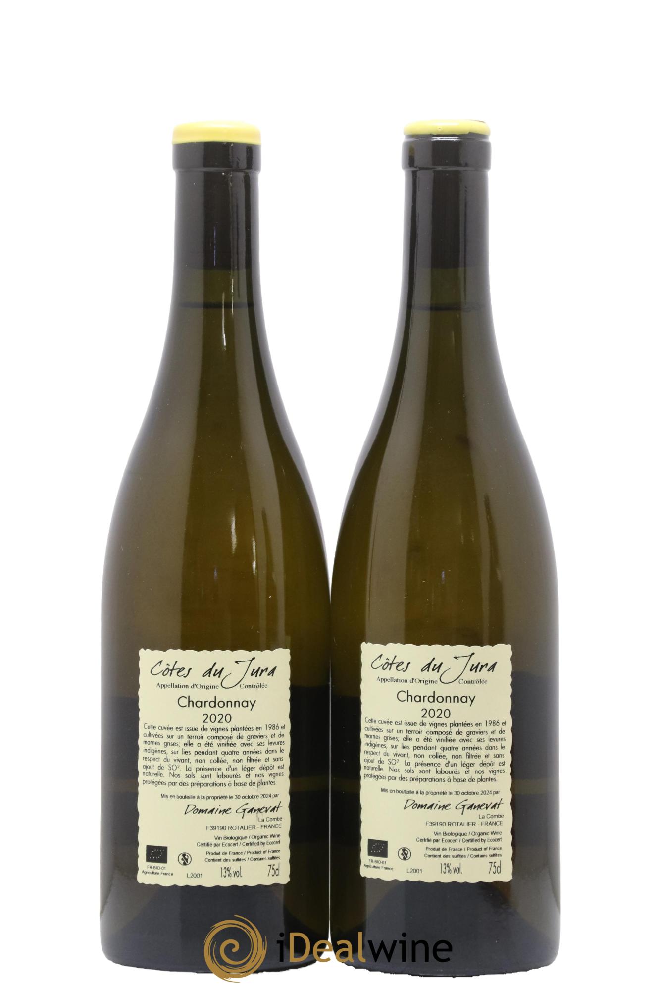 Côtes du Jura Cuvée Florine Jean-François Ganevat (Domaine) 2020 - Lot de 2 bouteilles - 1