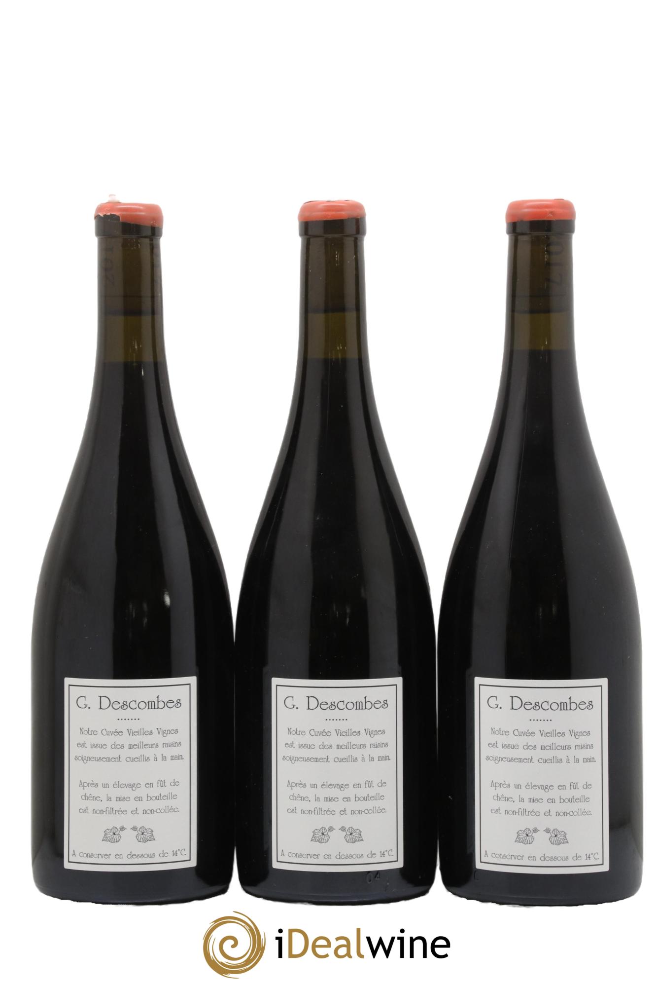 Morgon Vieilles vignes Georges Descombes (Domaine) 2017 - Lot de 3 bouteilles - 1