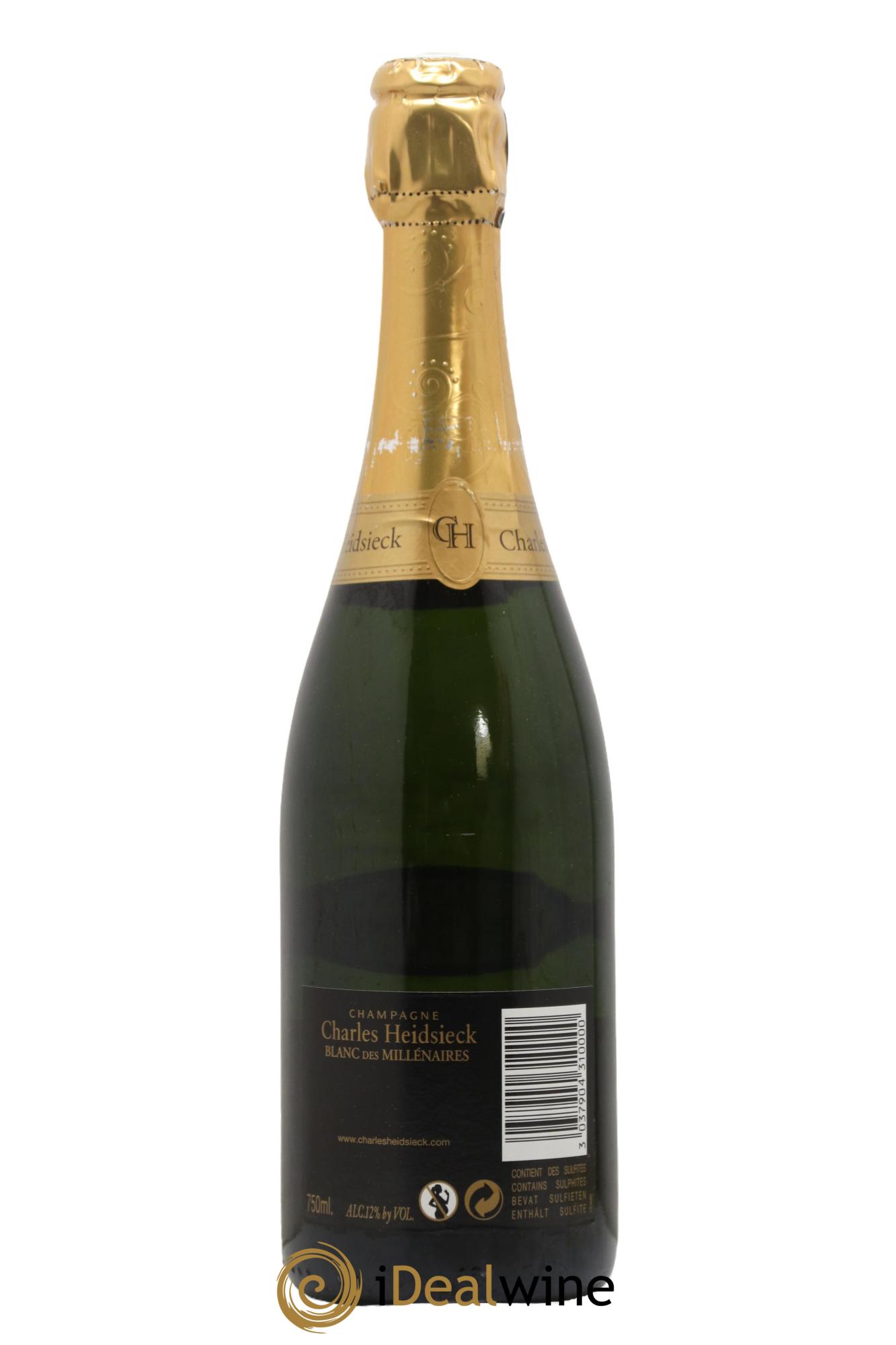 Blanc de Blancs Blanc des Millénaires Brut Charles Heidsieck 1995 - Lot de 1 bouteille - 1