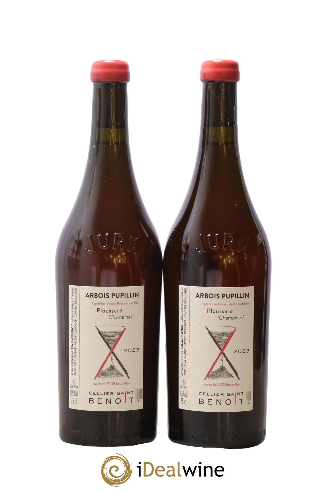 Arbois-Pupillin Ploussard Chambines Cellier Saint Benoît 2023 - Lot de 2 bouteilles - 0