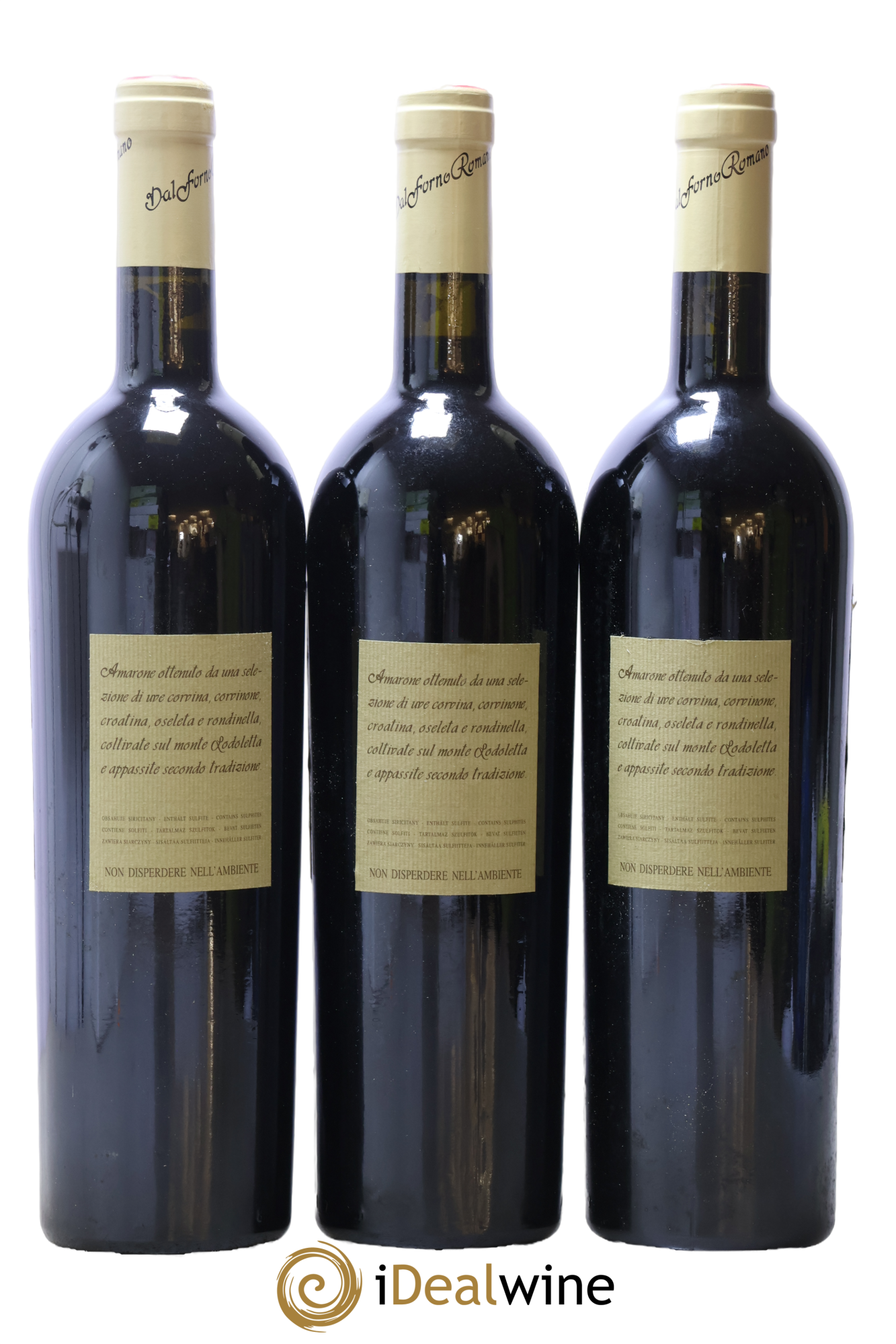 Amarone della Valpolicella DOCG Dal Forno Romano 2003 - Lot de 3 bouteilles - 1