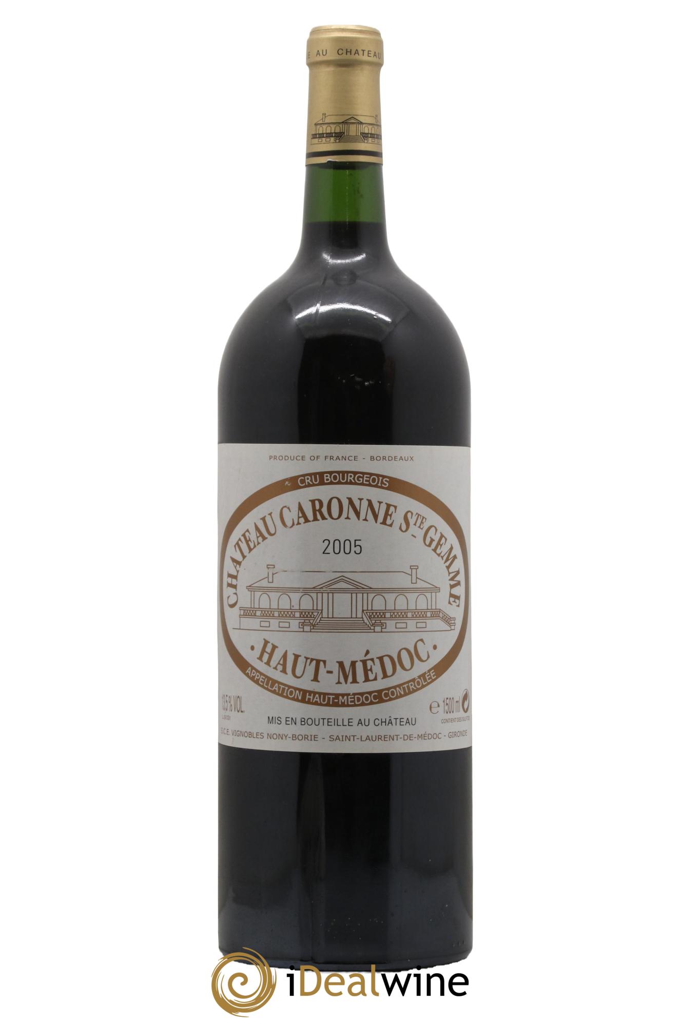 Château Caronne Sainte-Gemme Cru Bourgeois 2005 - Lot de 1 magnum - 0