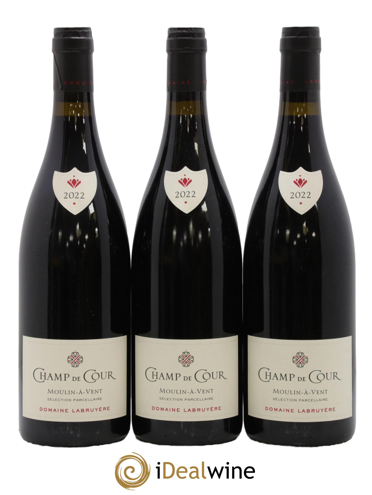 Moulin-à-Vent Champ de Cour Domaine Labruyère 2022 - Lot de 3 bouteilles - 0