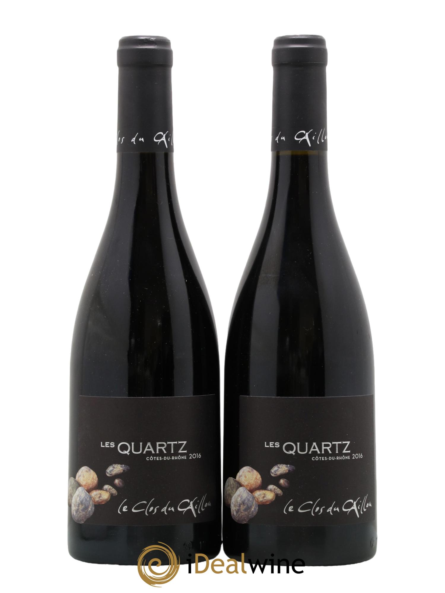 Côtes-du-Rhône Les Quartz Domaine Le Clos Caillou 2016 - Lot de 2 bouteilles - 0