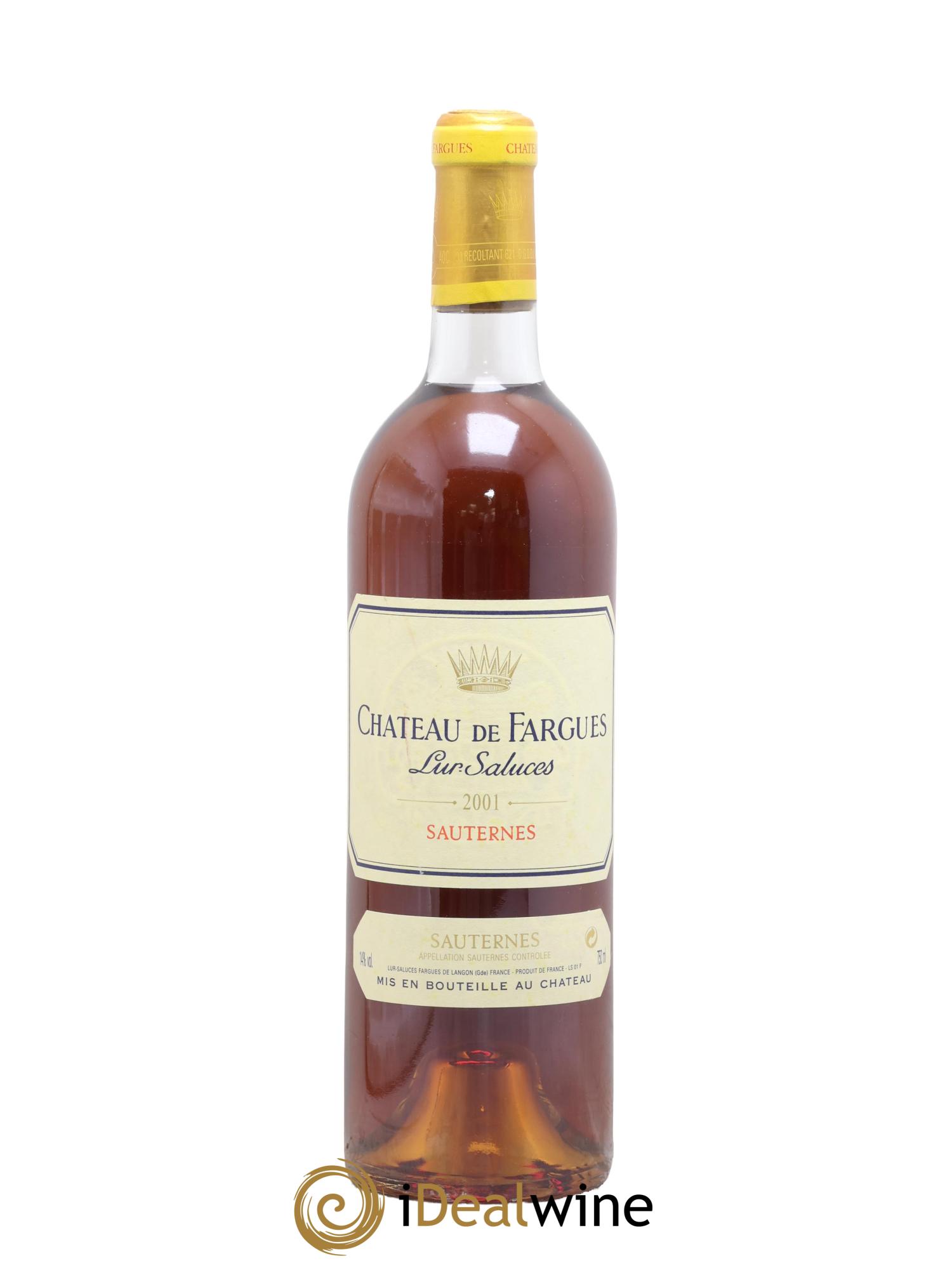 Château de Fargues 2001 - Posten von 1 Flasche - 0
