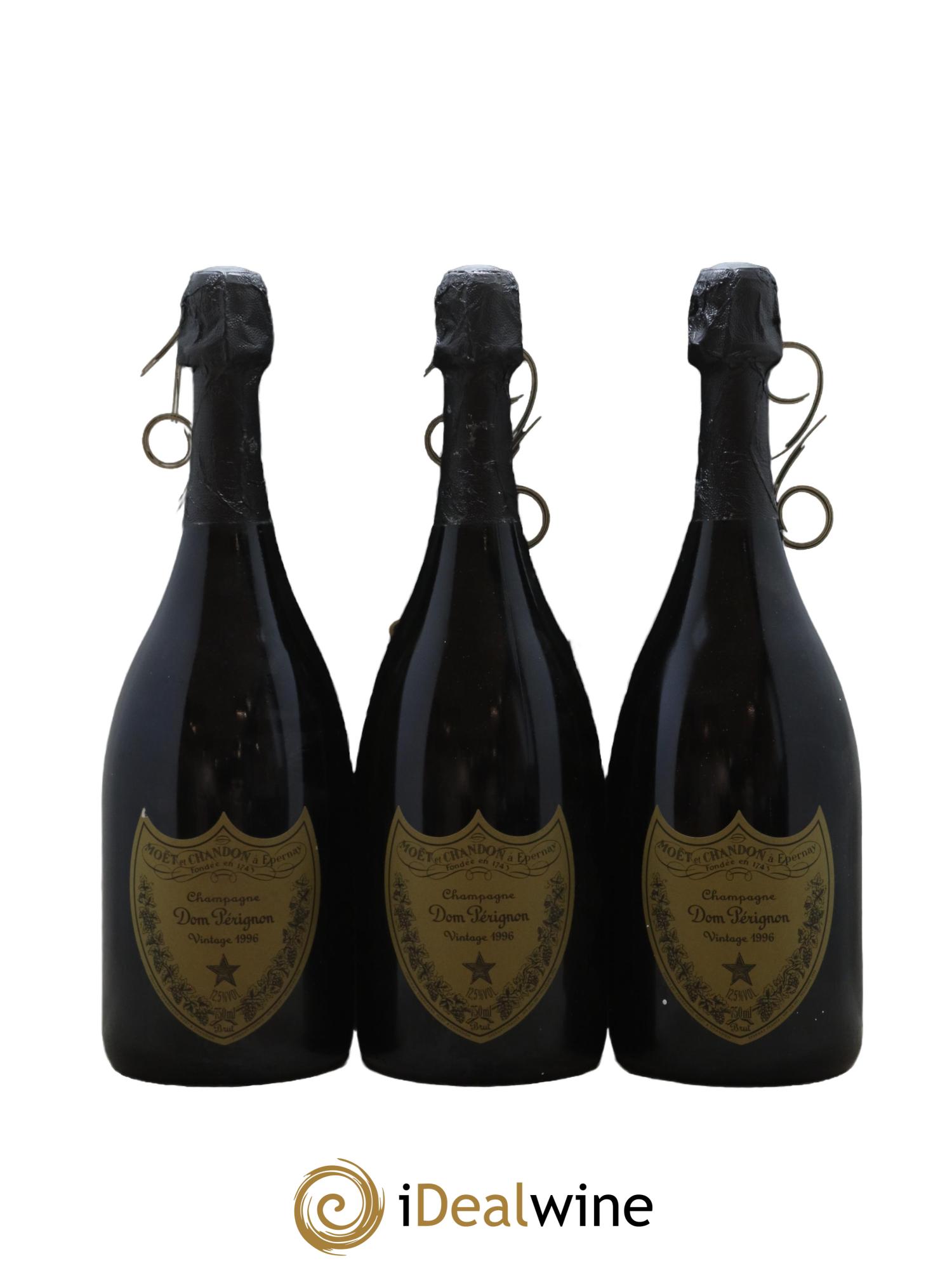 Brut Dom Pérignon 1996 - Lot de 3 bouteilles - 1