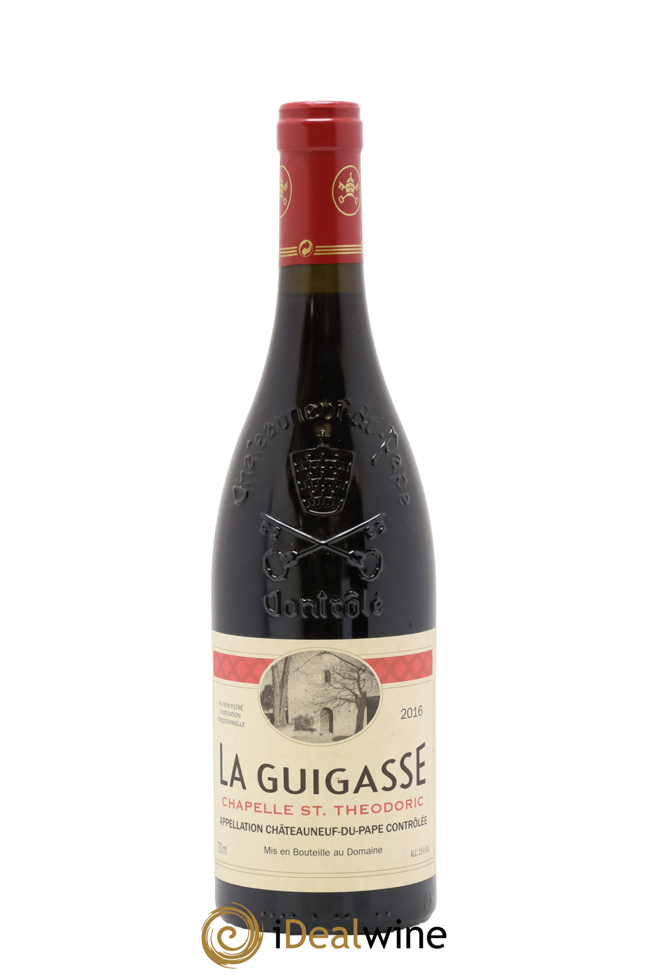 Châteauneuf-du-Pape La Guigasse Chapelle Saint Theodoric 2016 - Posten von 1 Flasche - 0