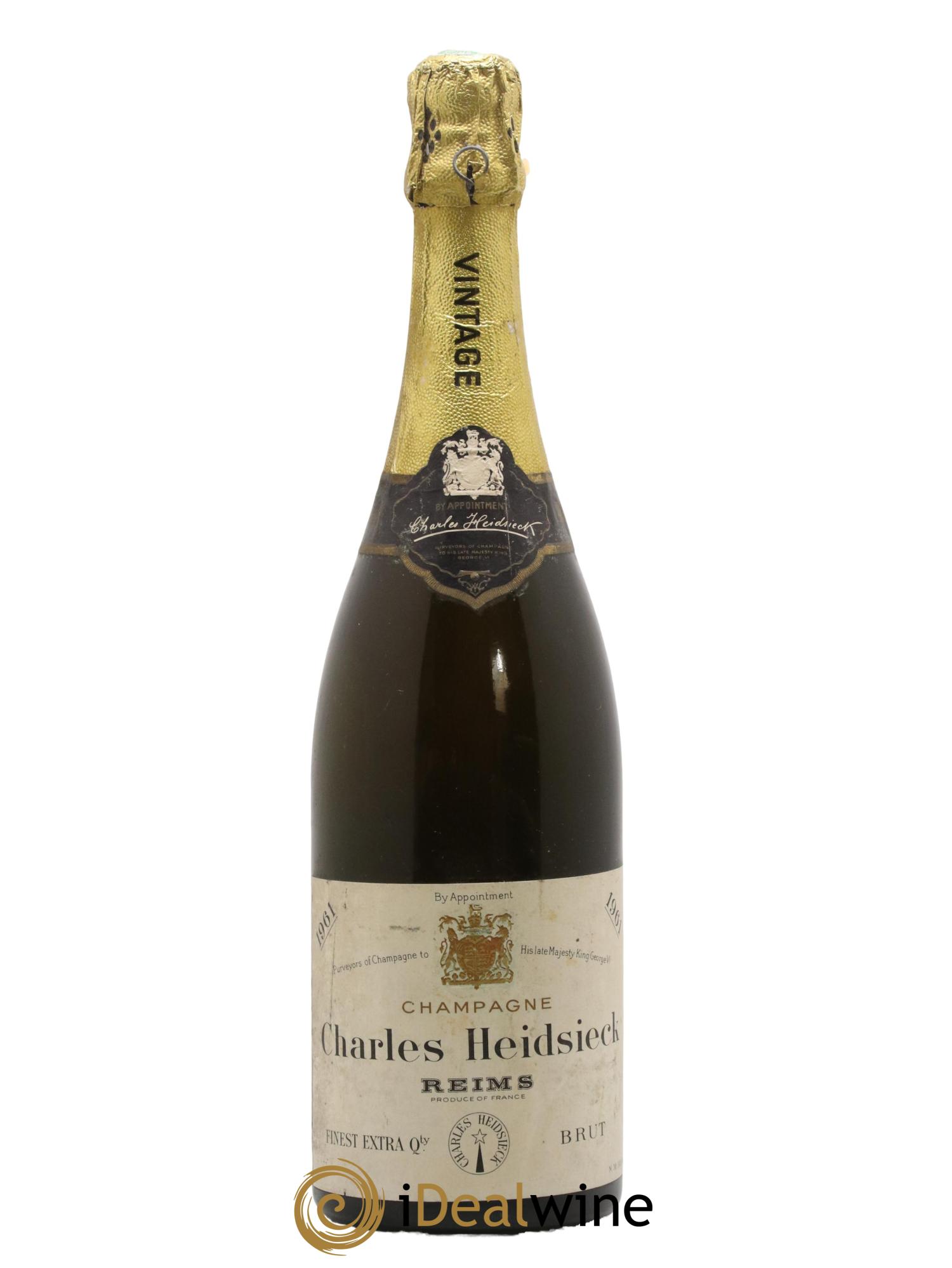 Cuvée Charles Heidsieck Charles Heidsieck 1961 - Lot de 1 bouteille - 0