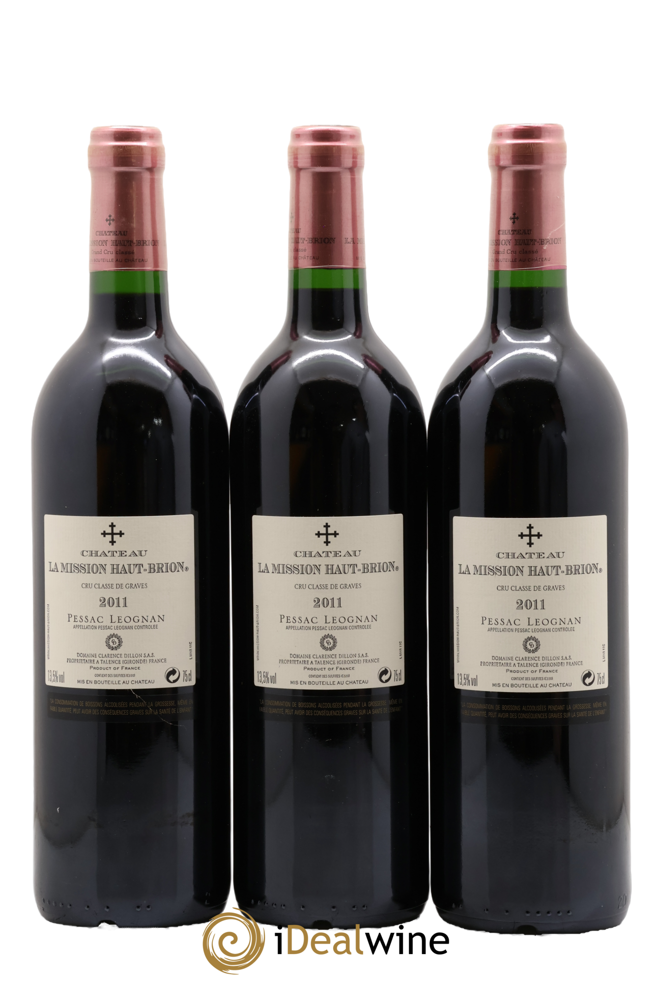 Château la Mission Haut-Brion Cru Classé de Graves 2011 - Lot of 12 bottles - 4