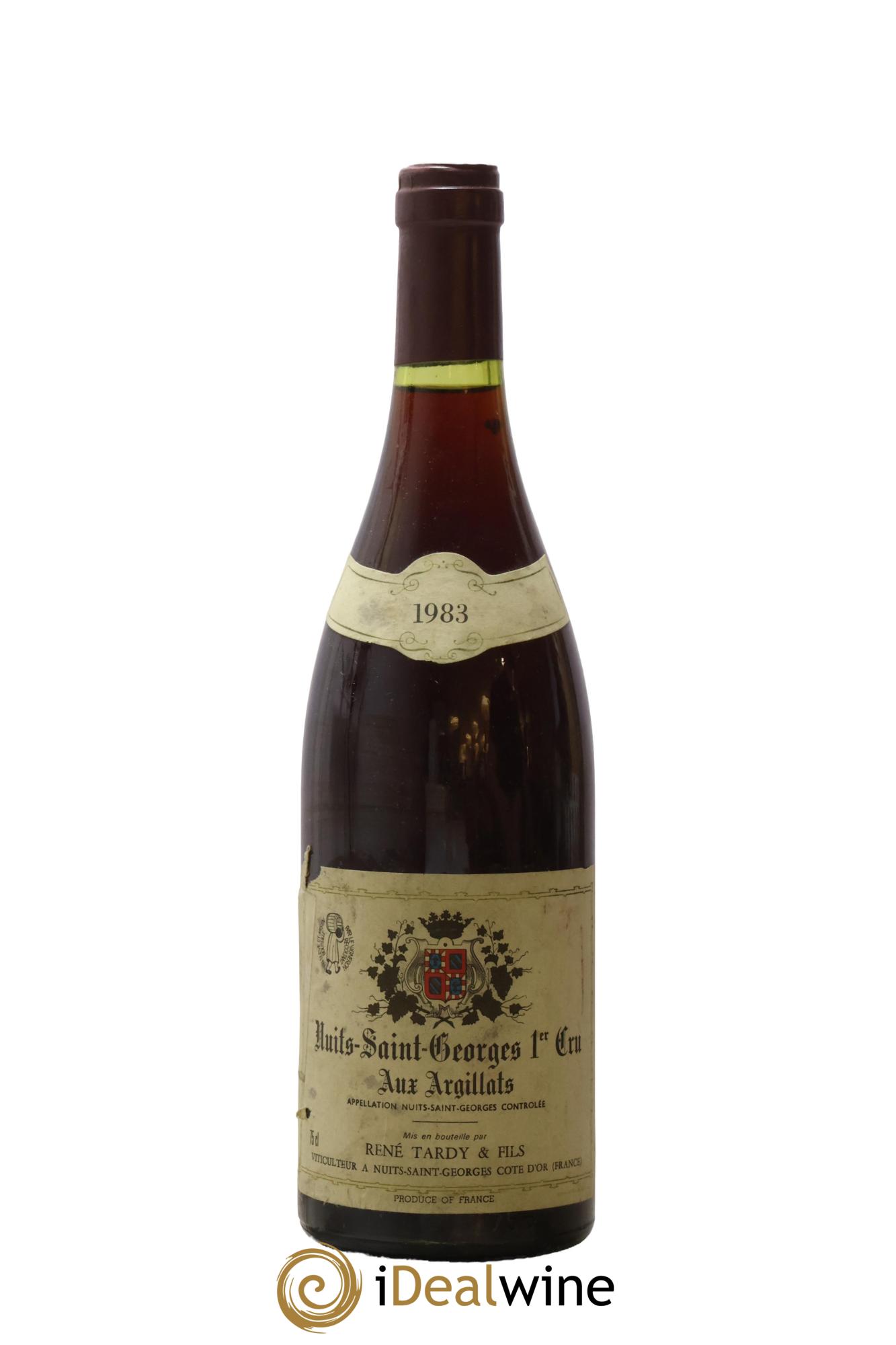 Nuits-Saint-Georges 1er Cru Aux Argillats René Tardy 1983 - Lot de 1 bouteille - 0