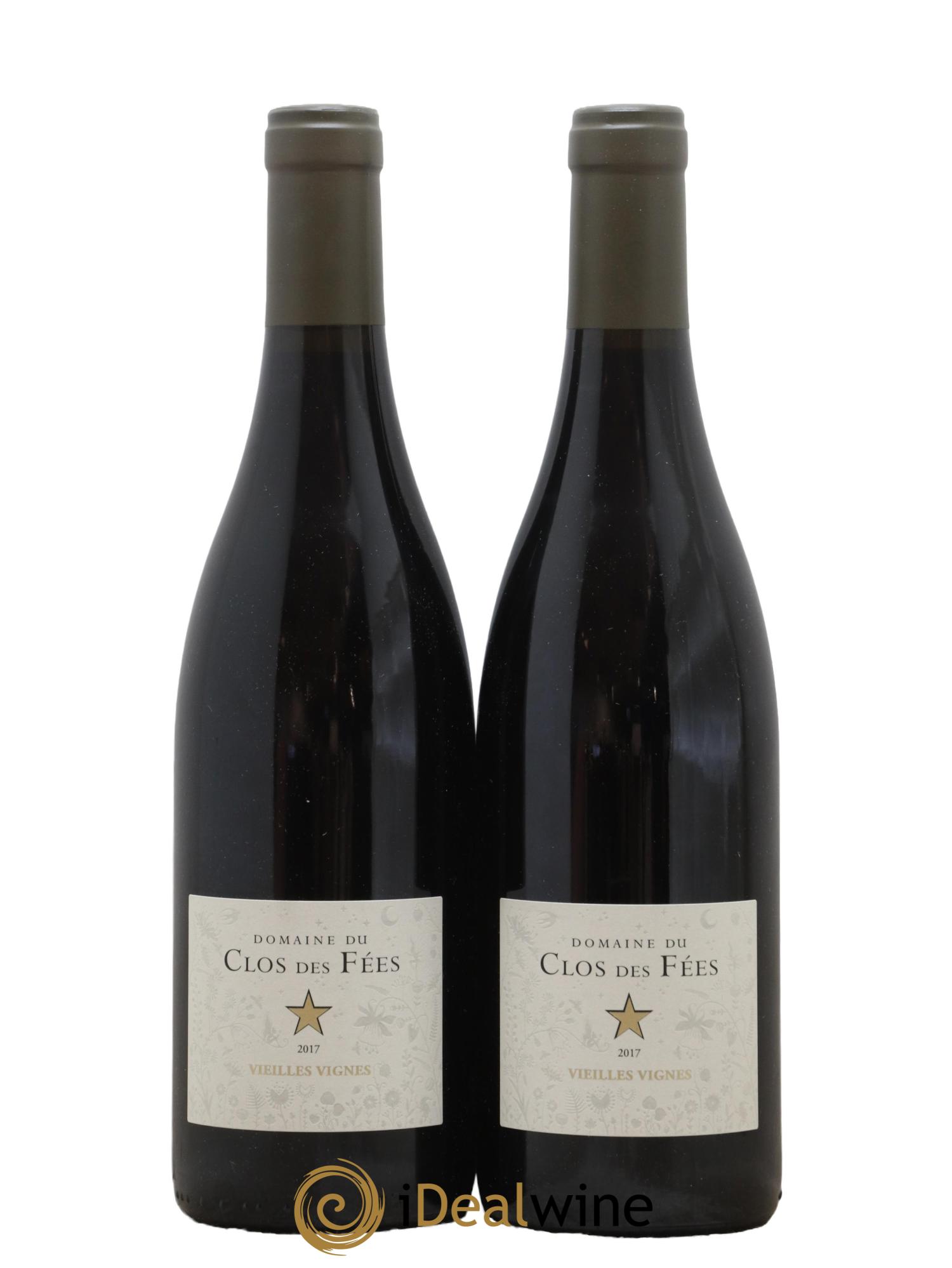 Côtes du Roussillon Villages Clos des Fées Vieilles vignes Hervé Bizeul 2017 - Lot de 2 bouteilles - 0