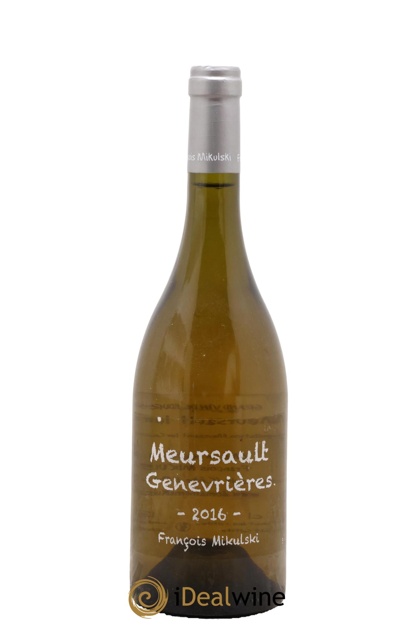 Meursault 1er Cru Les Genevrières François Mikulski 2016 - Lot de 1 bouteille - 0