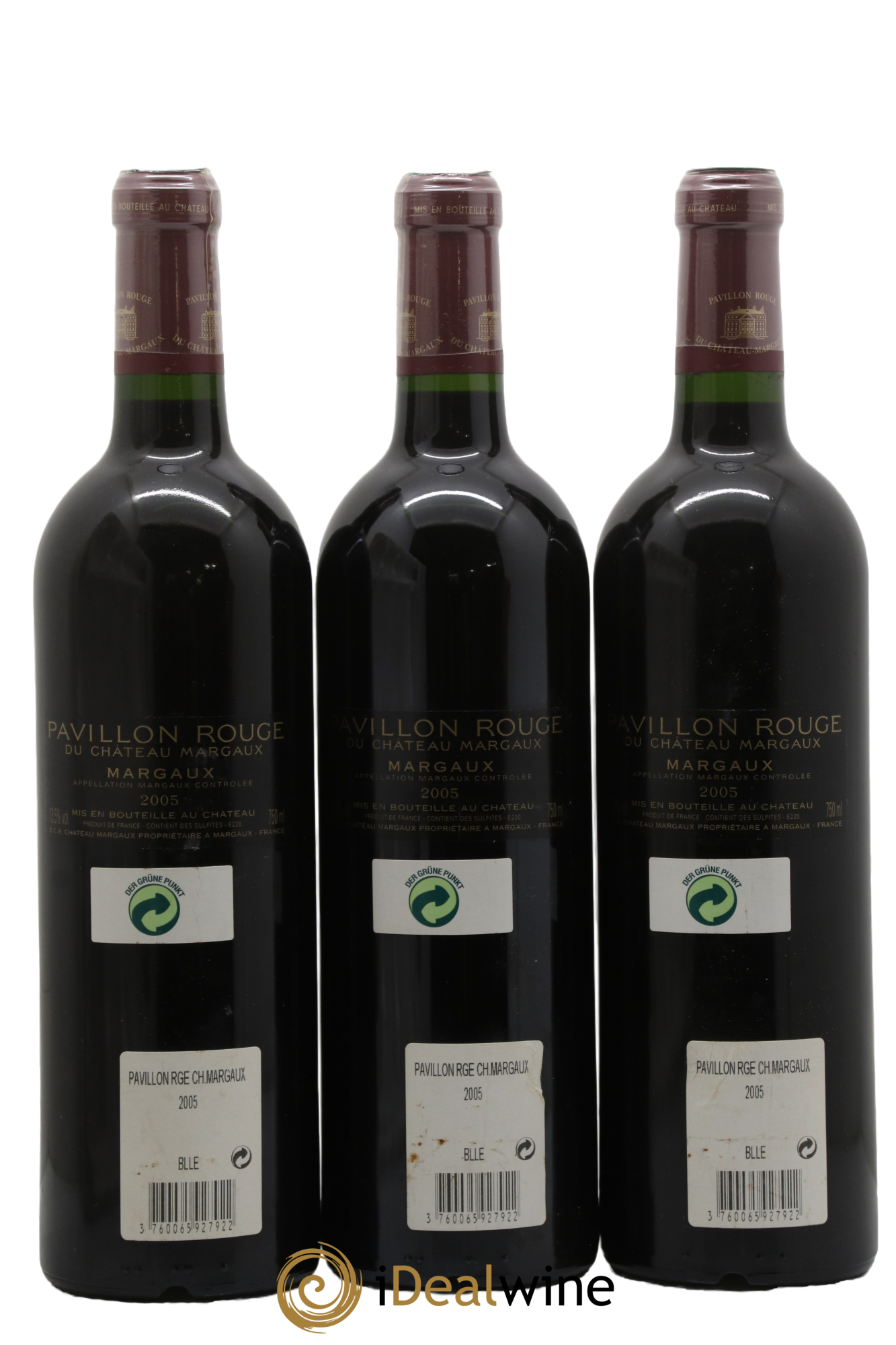 Pavillon Rouge du Château Margaux Second Vin 2005 - Lot de 3 bouteilles - 1