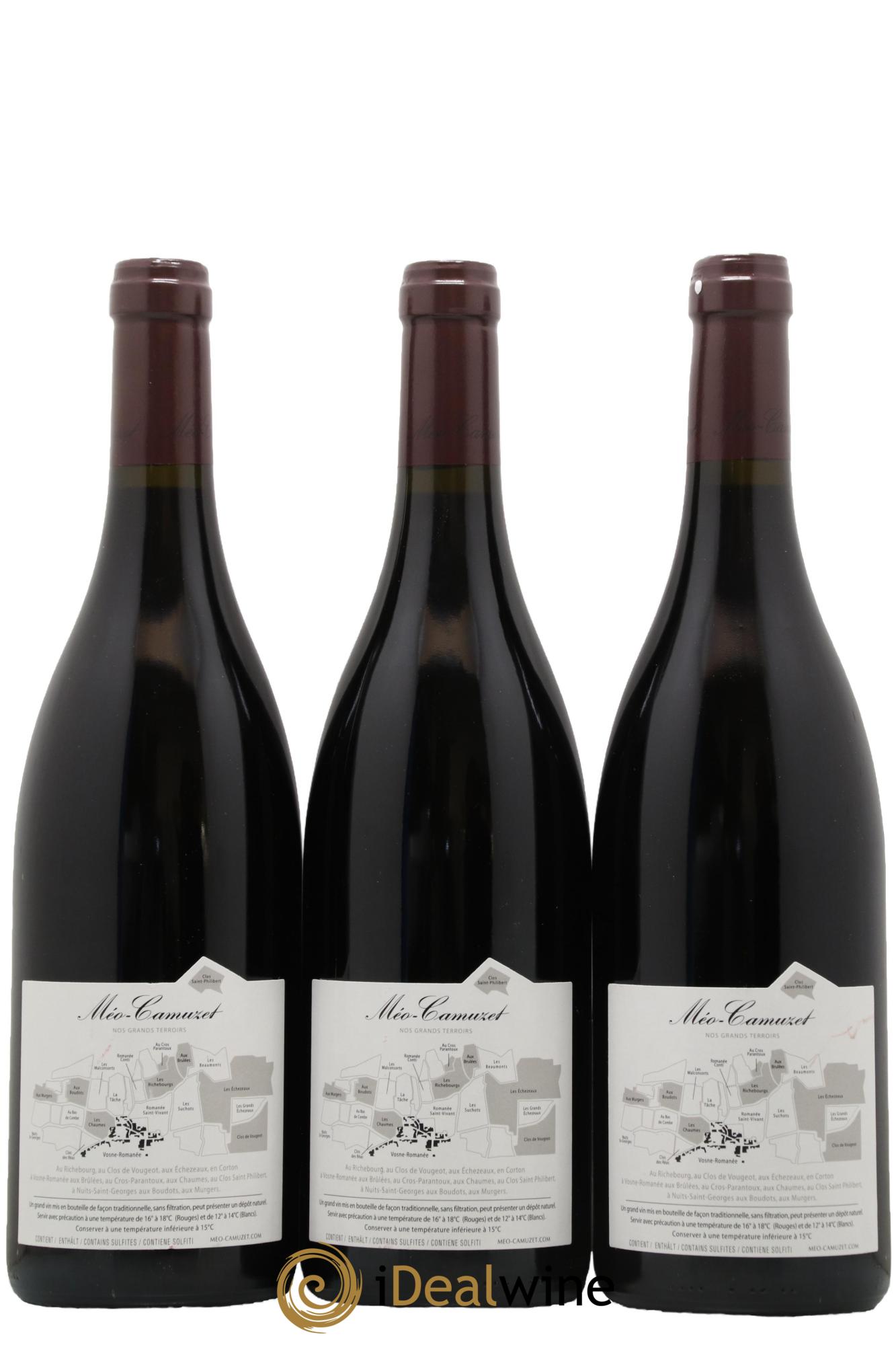 Corton Grand Cru Clos Rognet Méo-Camuzet (Domaine) 2017 - Lot de 3 bouteilles - 1
