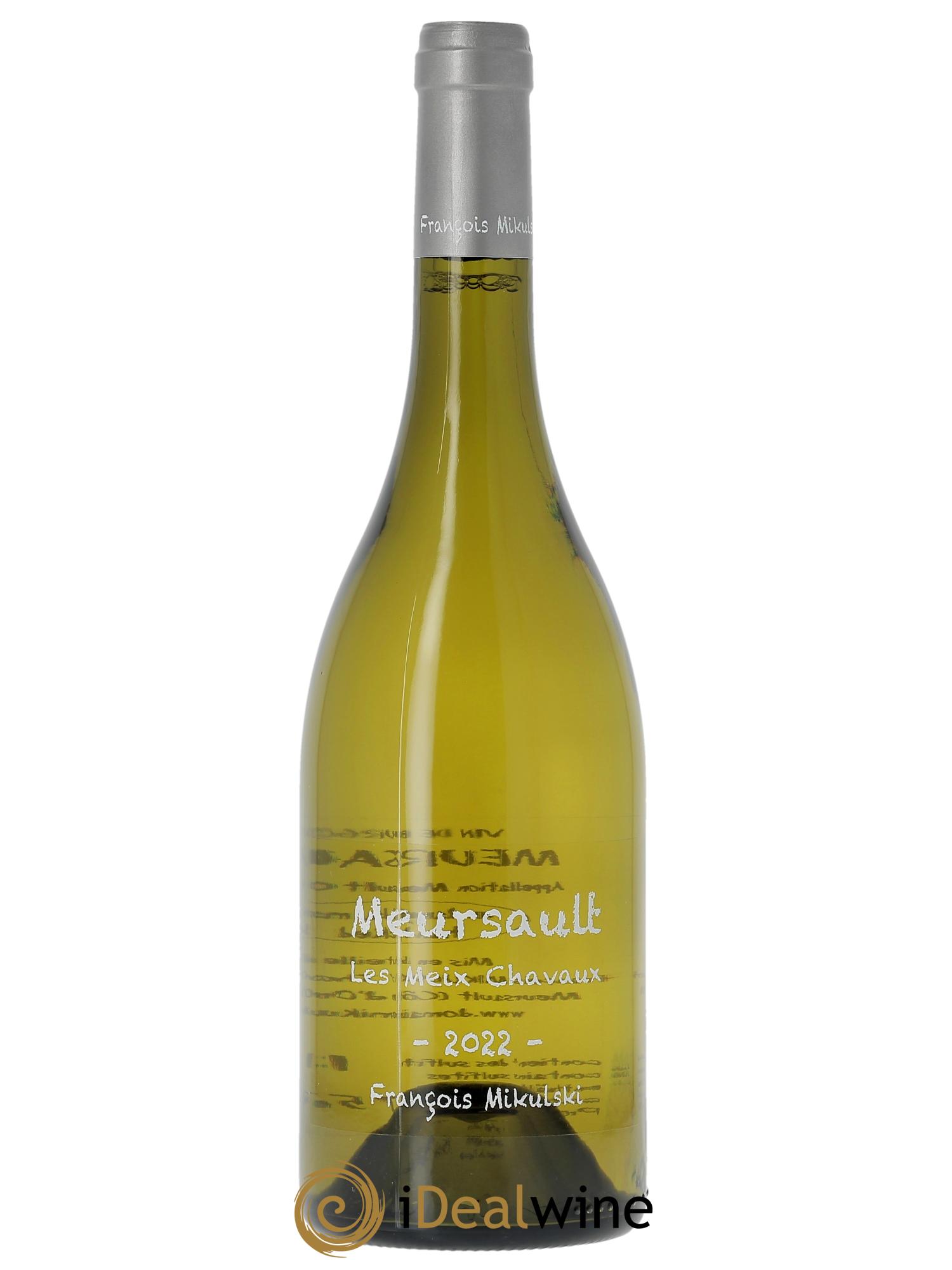 Meursault Meix Chavaux François Mikulski 2022 - Lot de 1 bouteille - 0