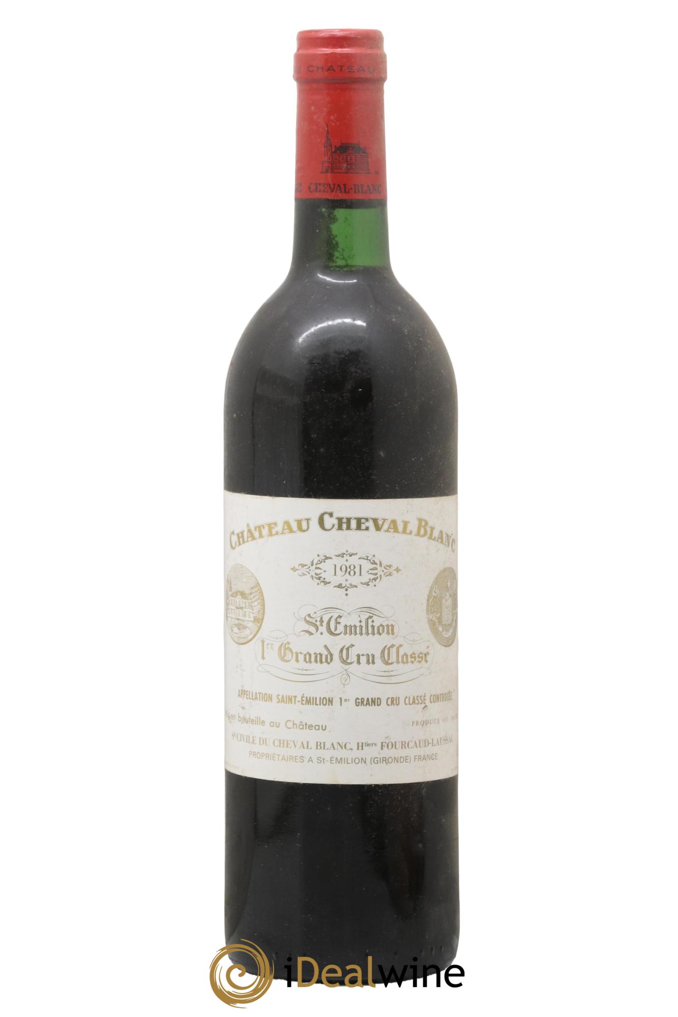 Château Cheval Blanc 1er Grand Cru Classé A 1981 - Lotto di 1 bottiglia - 0