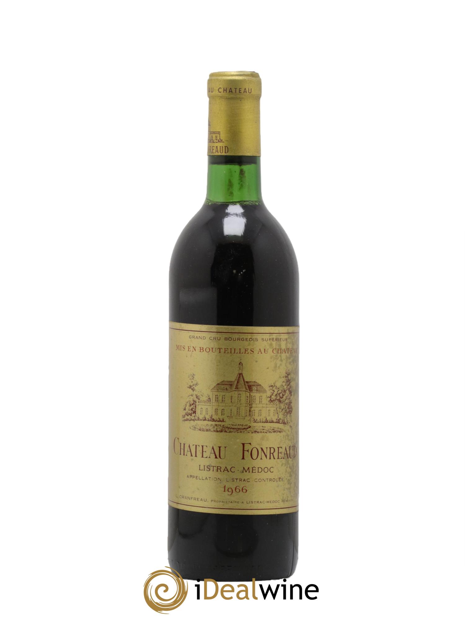 Château Fonréaud Cru Bourgeois 1966 - Lot de 1 bouteille - 0