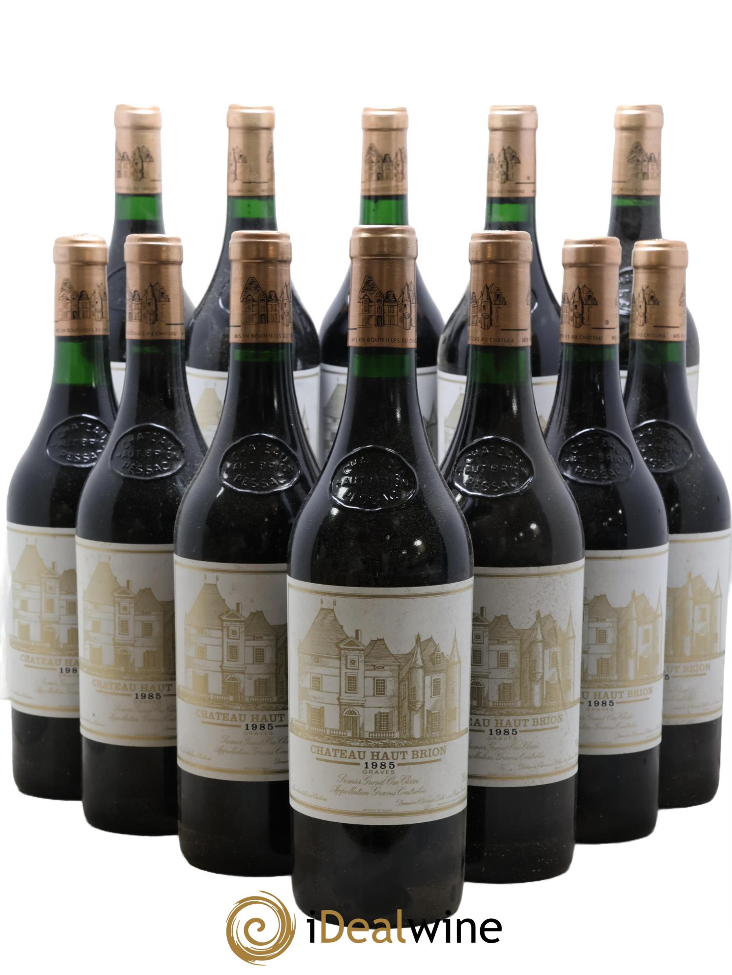 Château Haut Brion 1er Grand Cru Classé 1985 - Lot of 12 bottles - 0