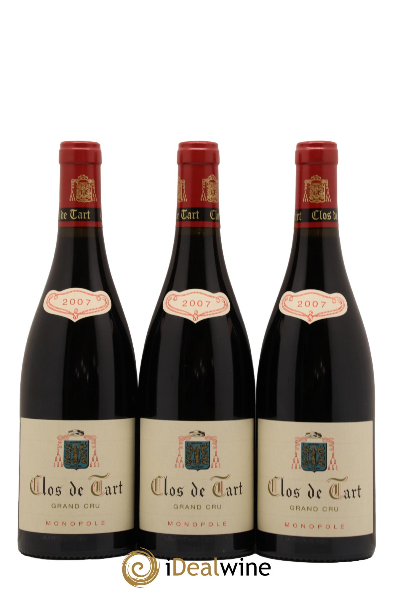 Clos de Tart Grand Cru Clos de Tart 2007 - Lot de 3 bouteilles - 0