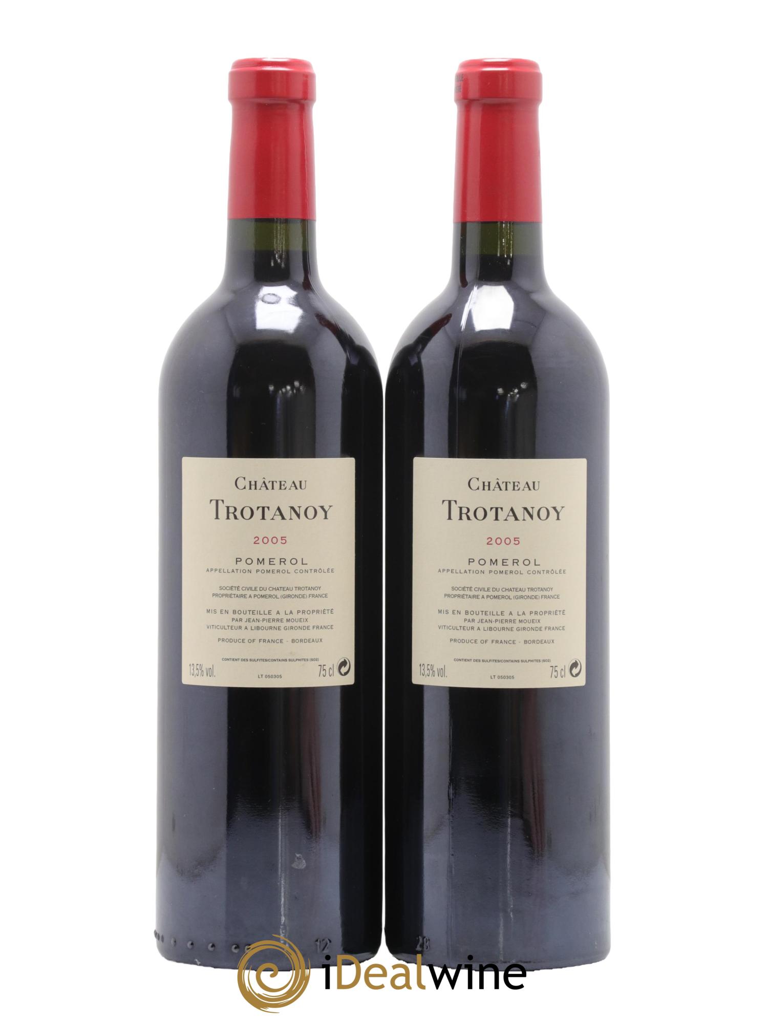 Château Trotanoy 2005 - Posten von 2 Flaschen - 1