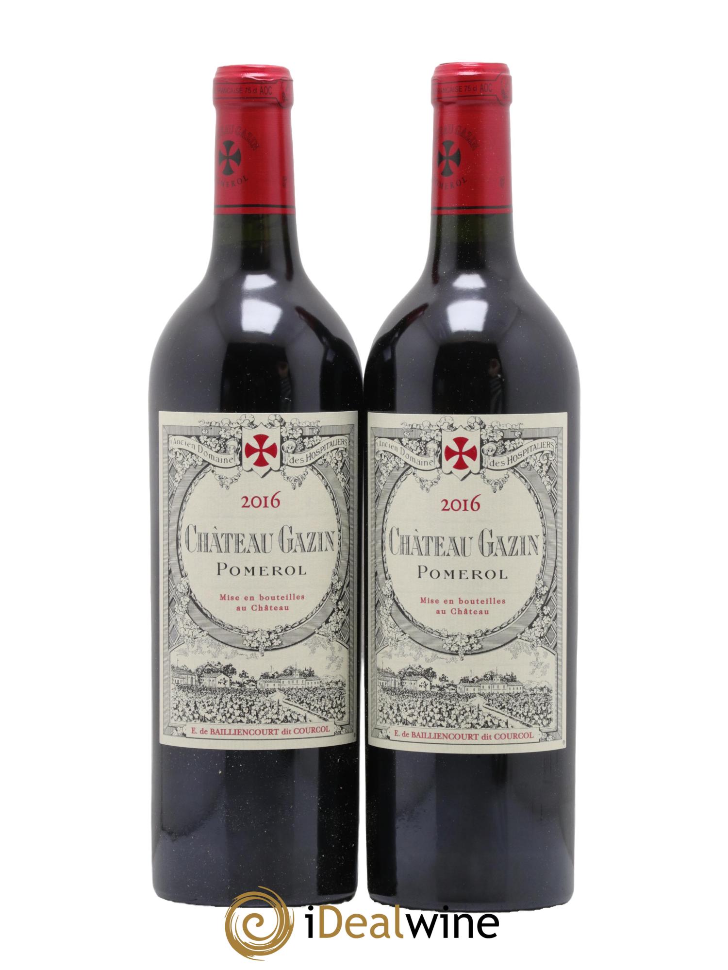 Château Gazin 2016 - Posten von 2 Flaschen - 0