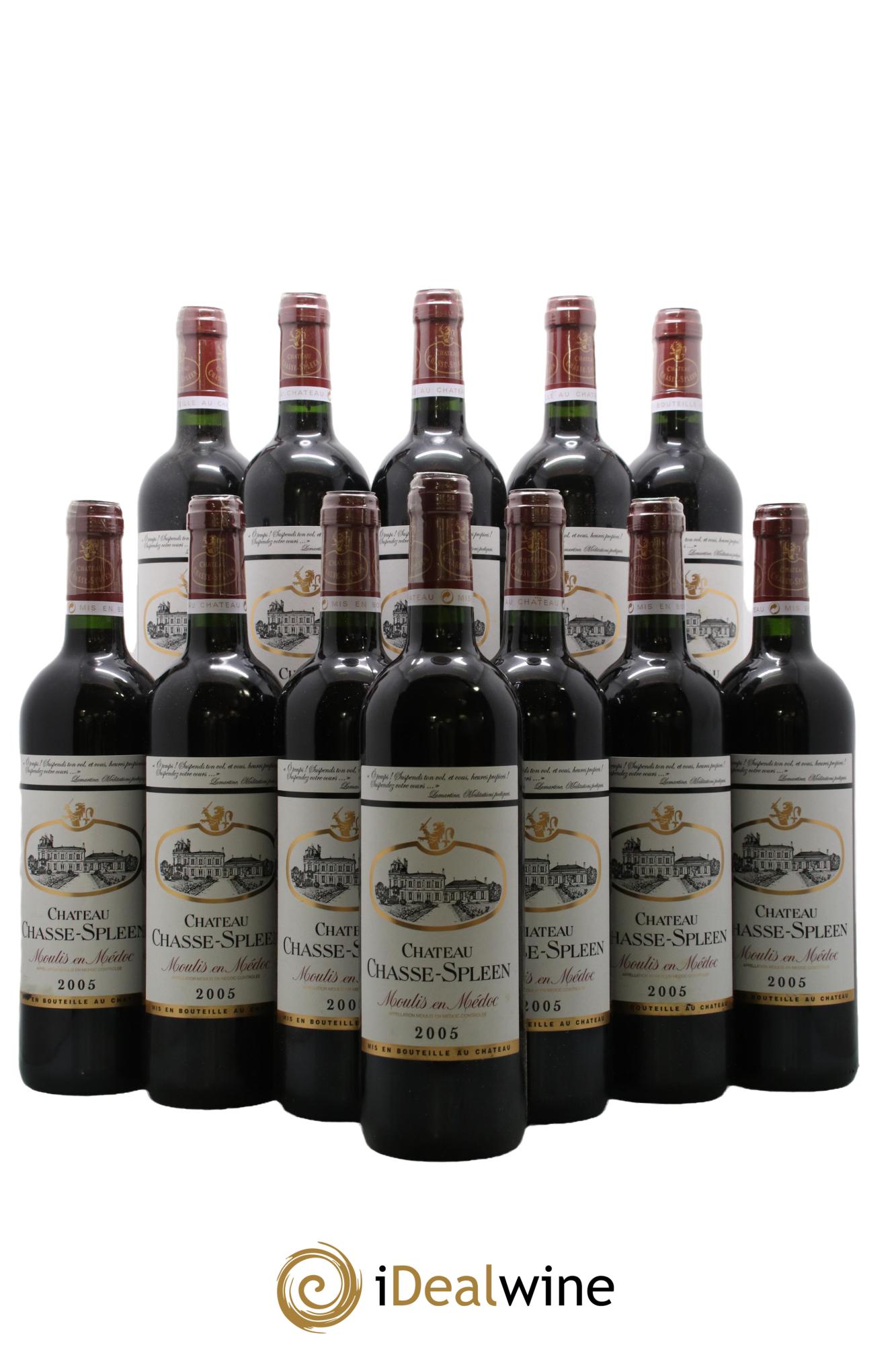 Château Chasse Spleen 2005 - Posten von 12 Flaschen - 0