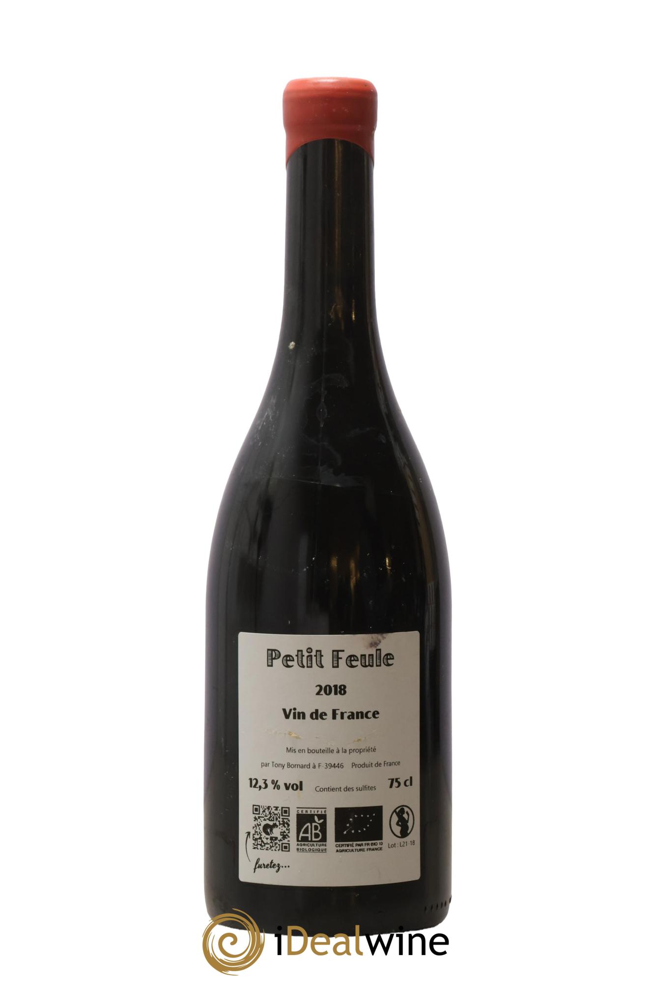 Arbois-Pupillin Pinot noir Petit Feule Bornard 2018 - Lot of 1 bottle - 1