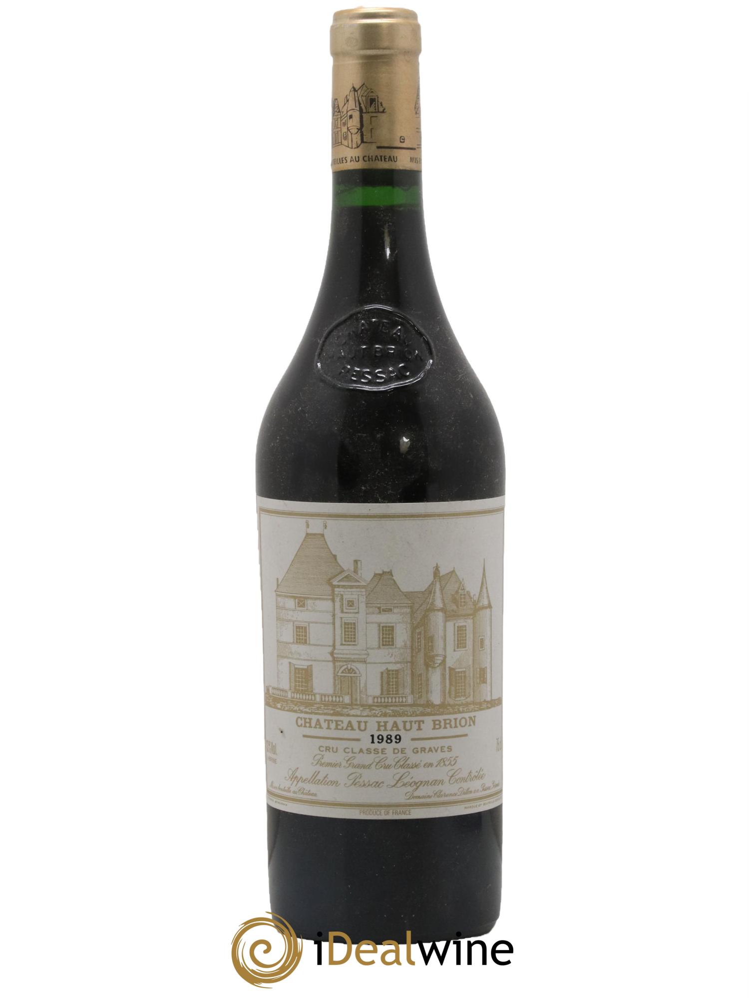 Château Haut Brion 1er Grand Cru Classé 1989 - Lot de 1 bouteille - 0