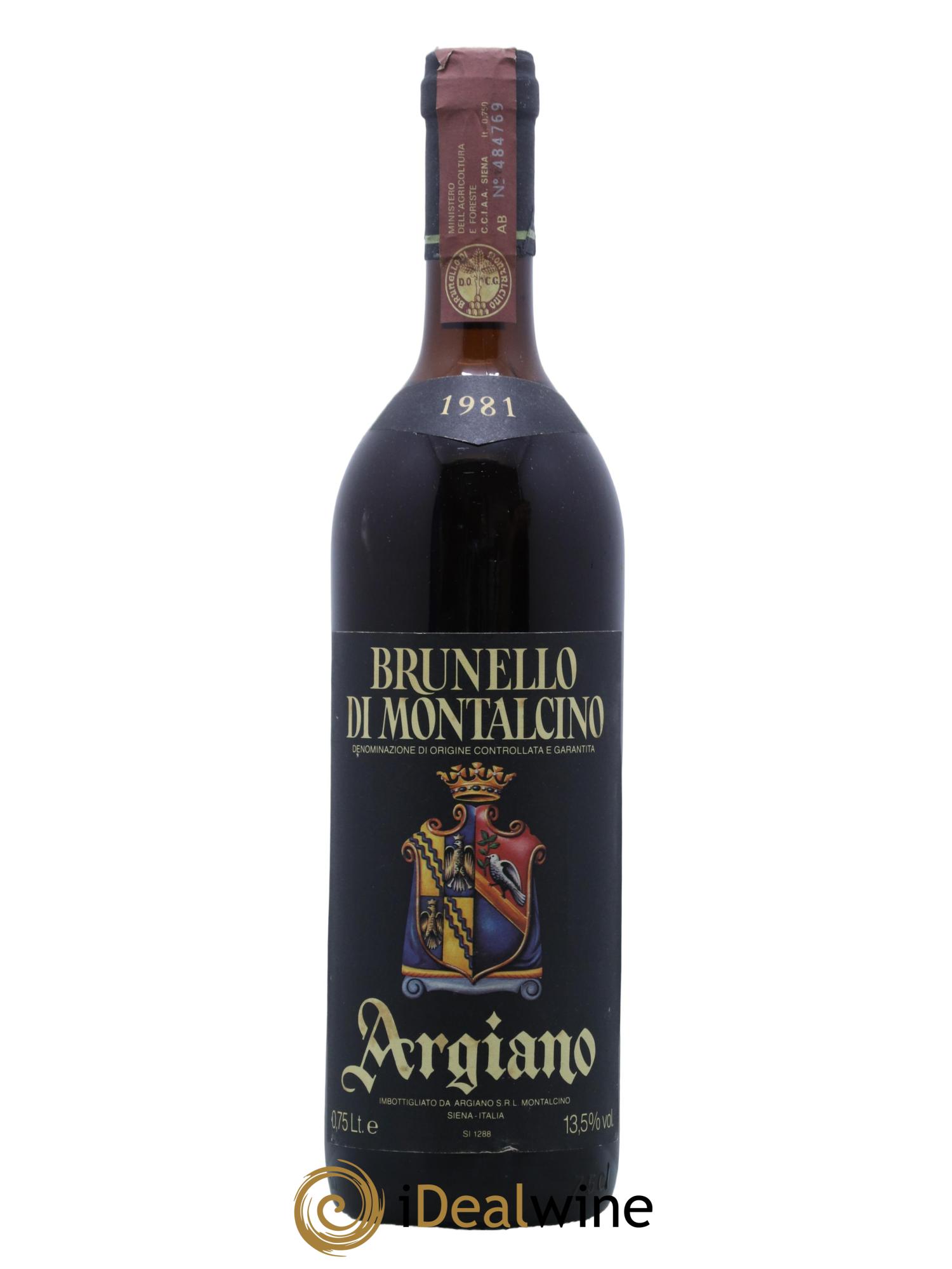 Brunello di Montalcino DOCG Argiano 1981 - Lot de 1 bouteille - 0