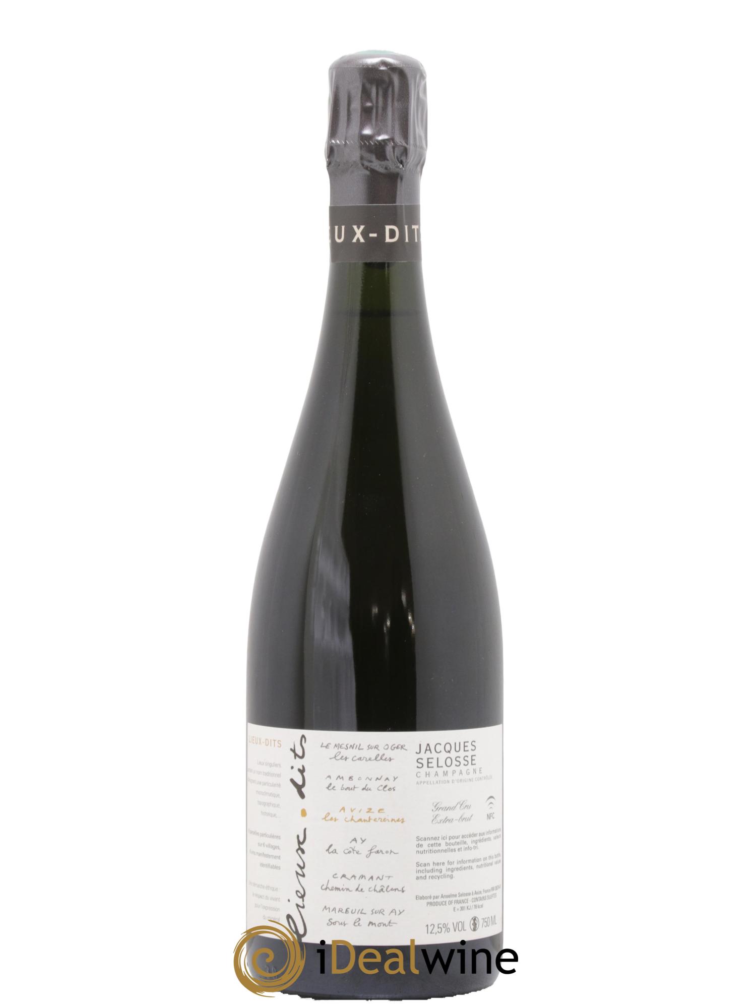 Avize Les Chantereines Grand Cru Extra-Brut Jacques Selosse - Lot de 1 bouteille - 0