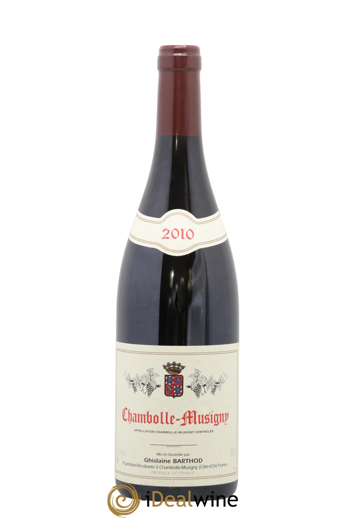 Chambolle-Musigny Ghislaine Barthod 2010 - Lot de 1 bouteille - 0