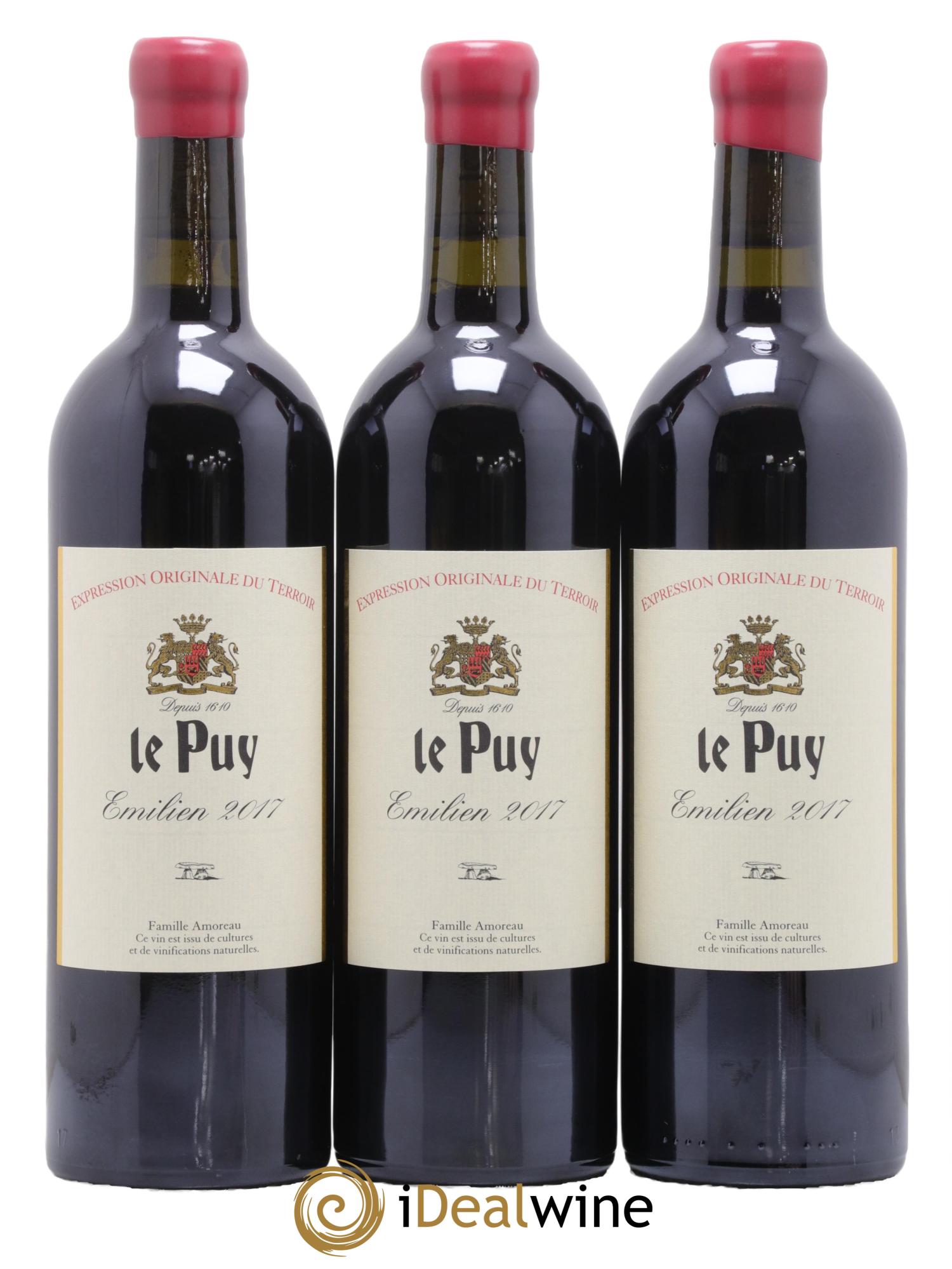 Le Puy - Cuvée Emilien 2017 - Lot de 3 bouteilles - 0