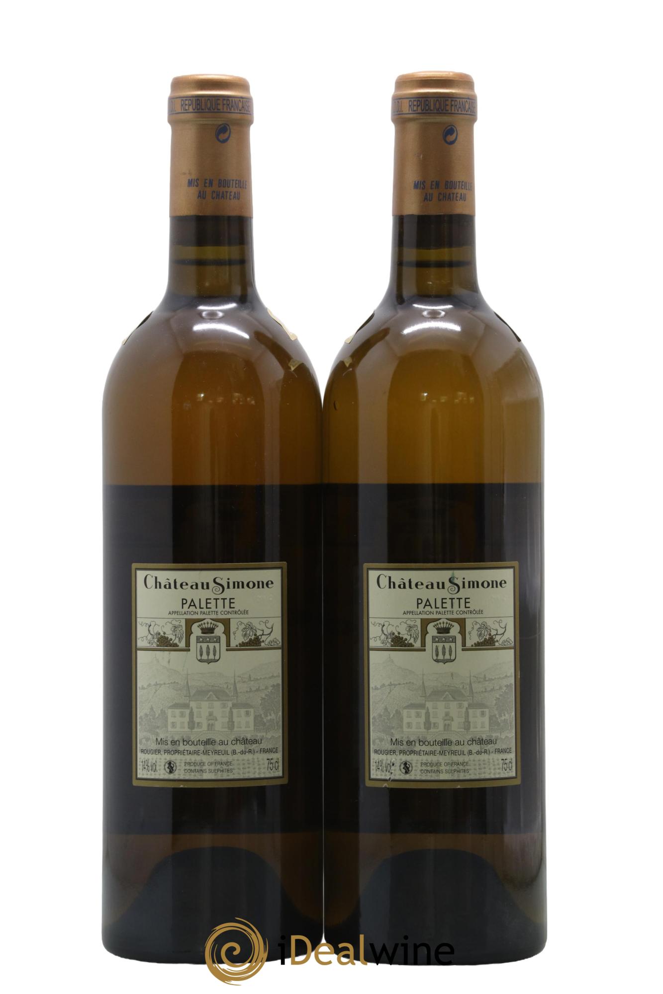 Palette Château Simone Famille Rougier 2019 - Lot de 2 bouteilles - 1