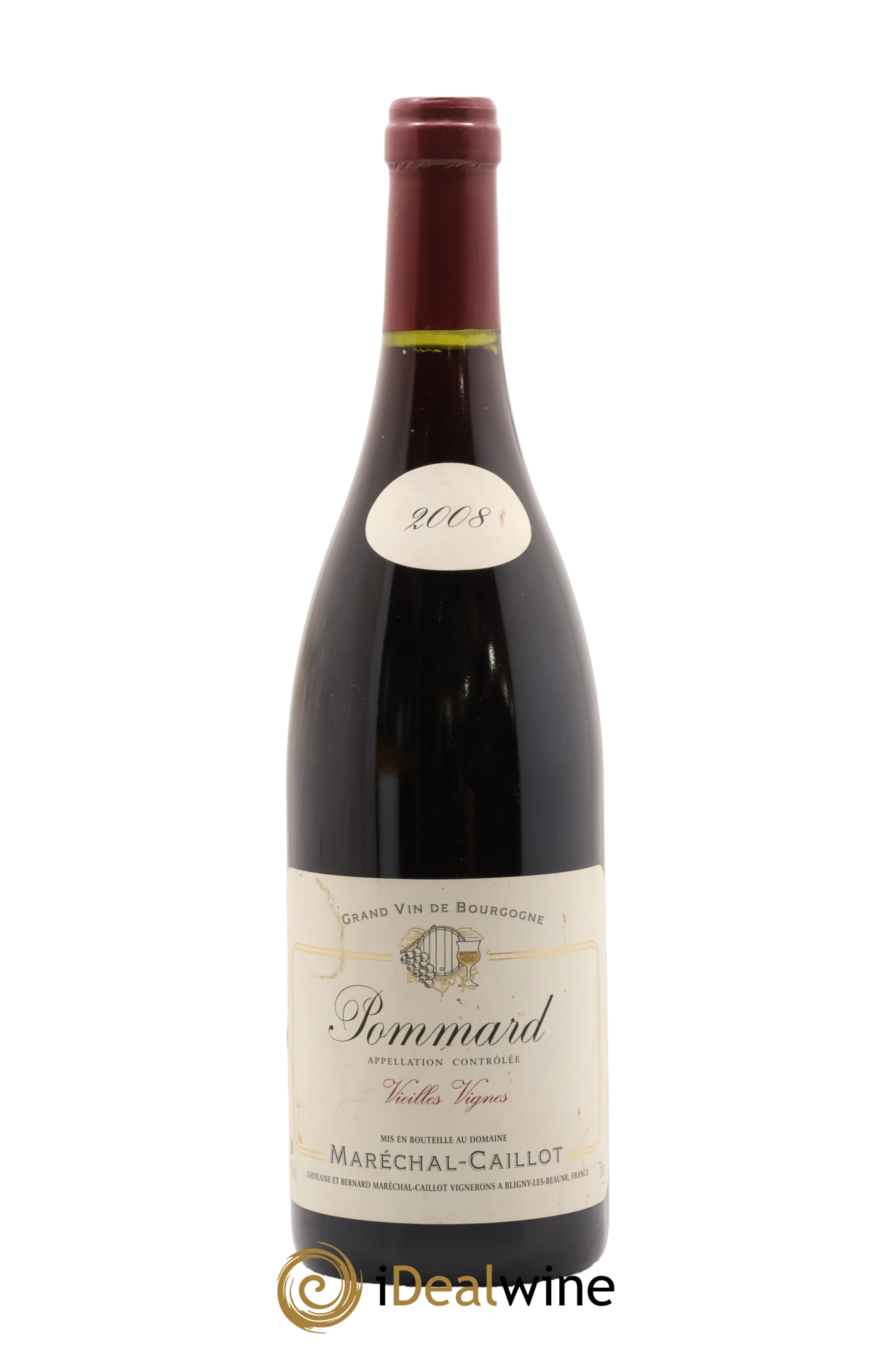 Pommard Vieilles-Vignes Domaine Marechal-Caillot 2008 - Lot de 1 bouteille - 0