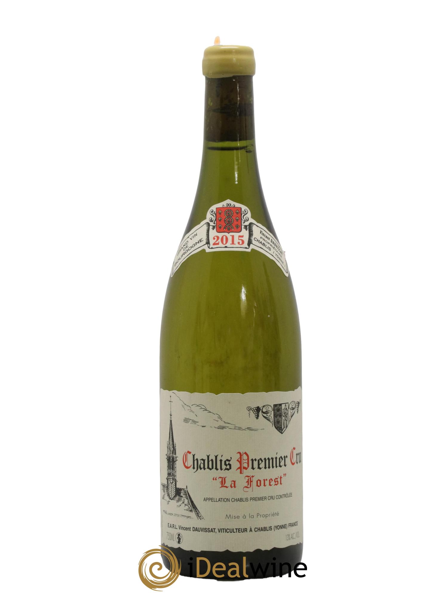 Chablis 1er Cru La Forest Vincent Dauvissat (Domaine) 2015 - Lot de 1 bouteille - 0